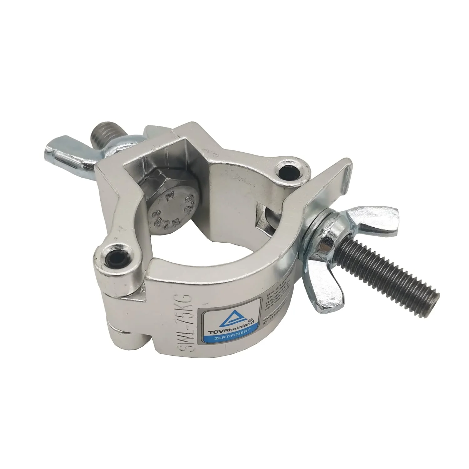 Stage Light Clamp aluminum mounting 1-1/4 to 1-3/8inch Truss Clamps Heavy Duty 165lbs Dj Lighting Clamps/Hooks Fit Pipe OD 32-35mm F24 for O Clamp LED Par Light Moving Head (4) - Image 4