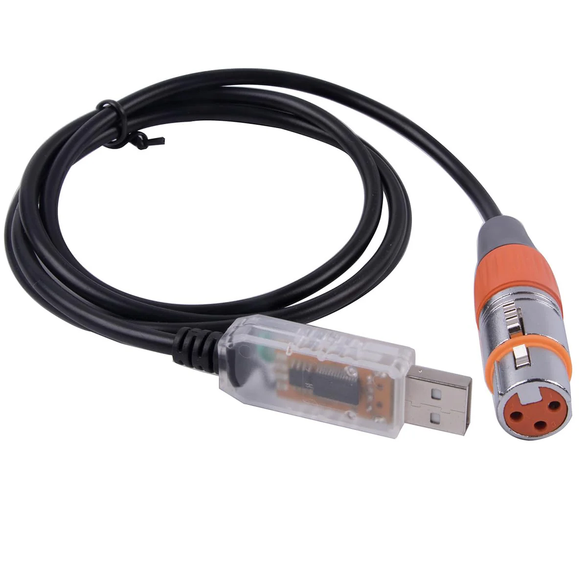 Stage Lighting Equipment Coniy for SGM Freestyler Downloadtroller Cable DMX Control Cable USB RS485 XLR DMX512 Cable (16ft) - Image 2