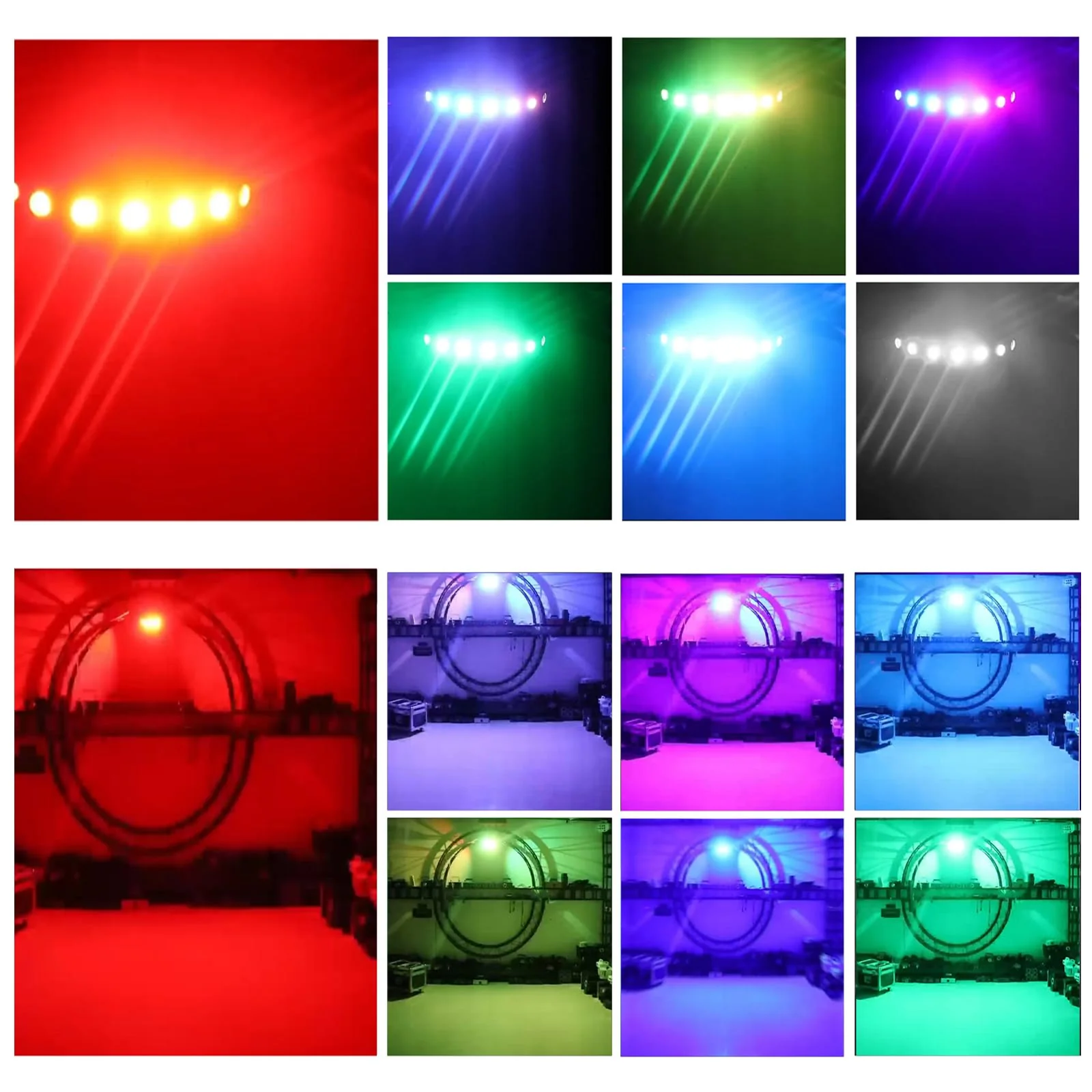 Stage Strobe Light,105W LED Stage Lights,Sound Activated and Auto Mode, Stage Lighting for Bars Birthday Wedding Halloween with Remote Control (RGB Light) RGB Light - Image 2