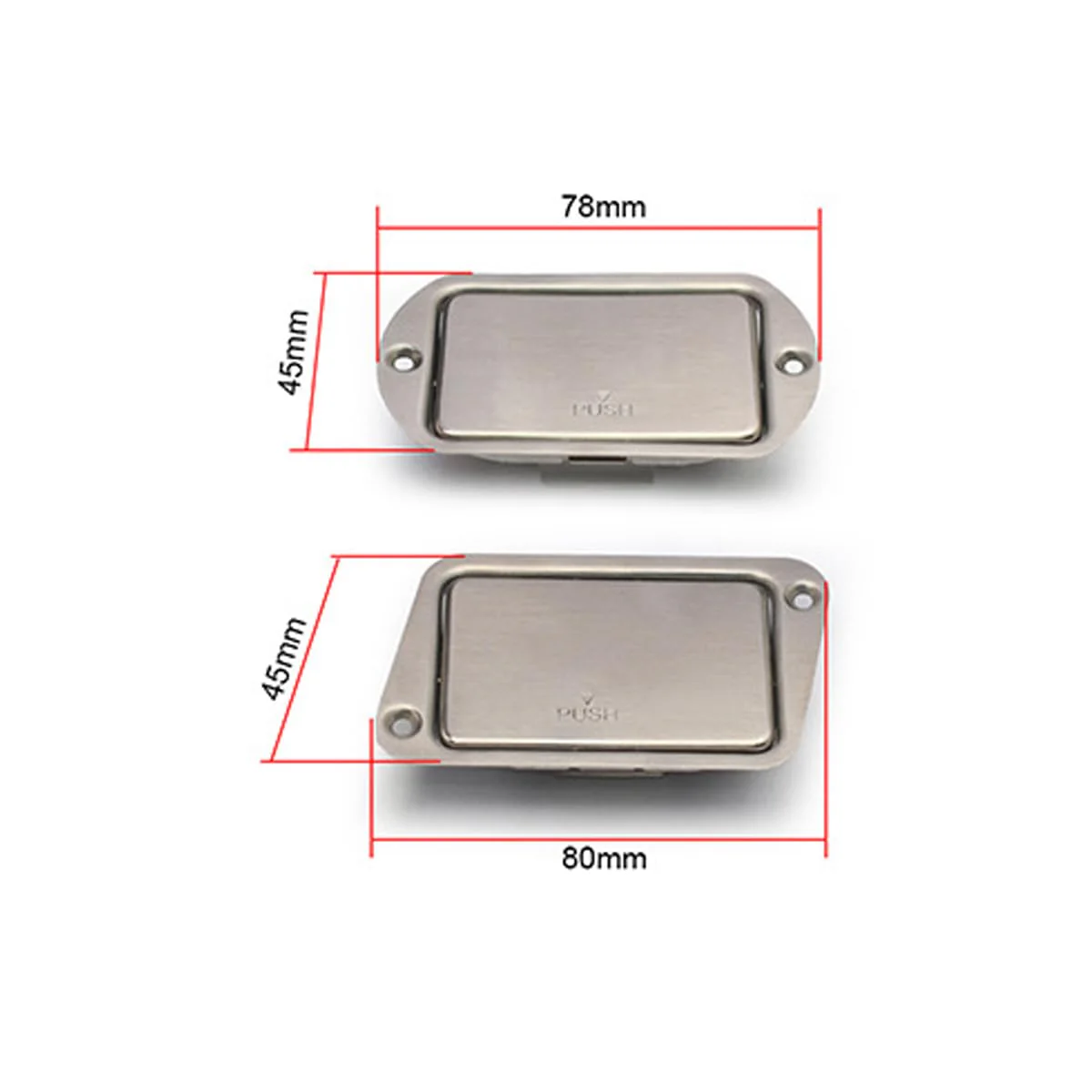Stainless Steel 9V Guitar battery Box Battery Cover Box Case Compartment for Active Guitar Bass Oval Style - Image 6