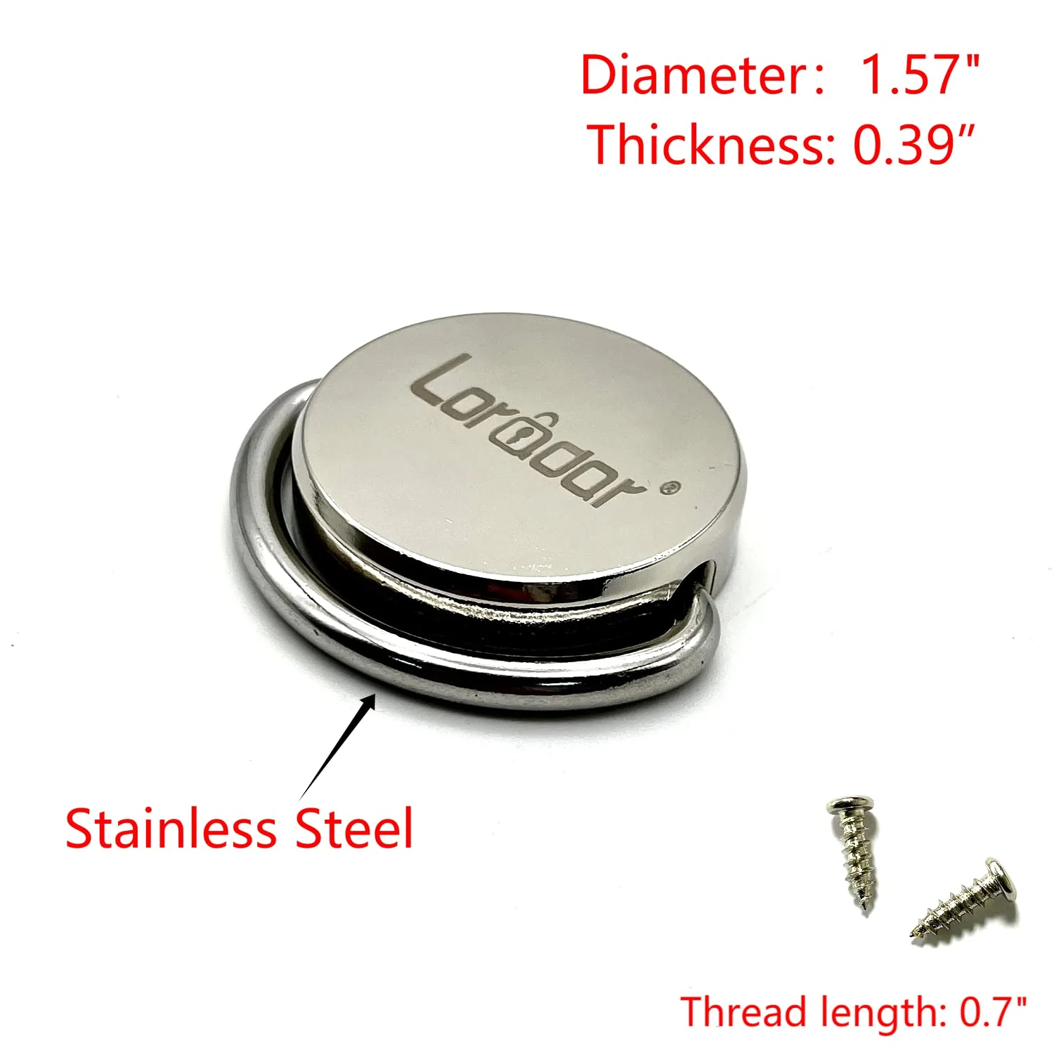 Stainless Steel Security Anchor Base Plate,Desk Mount Anchor for Laptop Cable Locks (1 Pack) Nickel 1Pack - Image 3