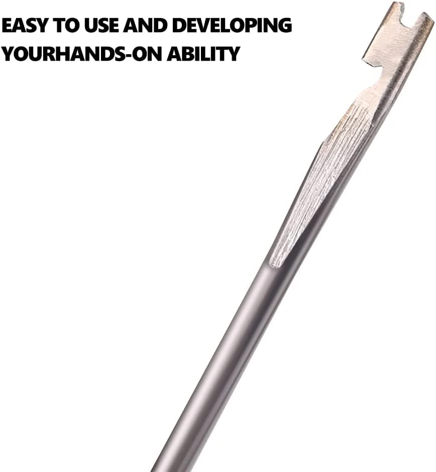Stainless Steel Spring Hook Woodwind Instrument Repair Maintenance Tool for Sax Clarinet Oboe Flute Piccolo 5Inch,Dual Head - Image 3