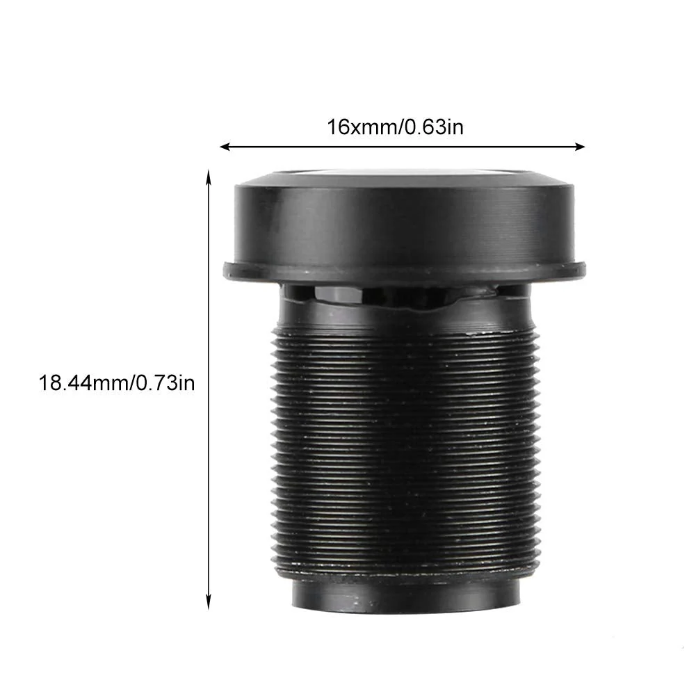 Standard Thread Interface 180°Fisheye Lens, 1.44mm 1/2.5 Wide Angle 5MP HD Lens for CCTV Surveillance Camera - Image 5