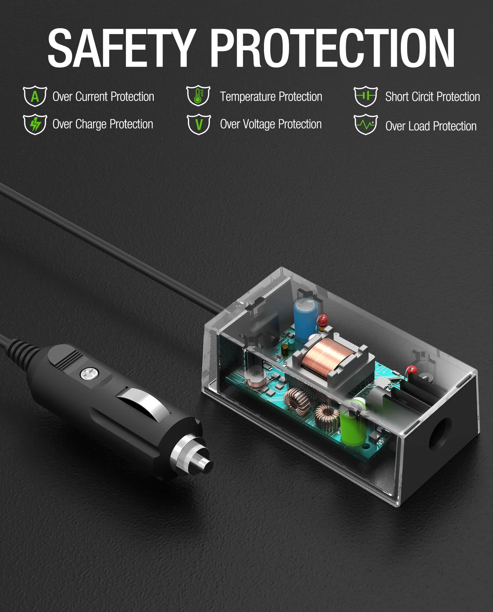 Starlink Mini Car Charger - ALIENSX 36V Power Adapter, 12V/24V Step-Up Converter, 200FT Range, Waterproof for RV/Truck/Boat etc. (DC Power Cable Sold Separately) - Image 3