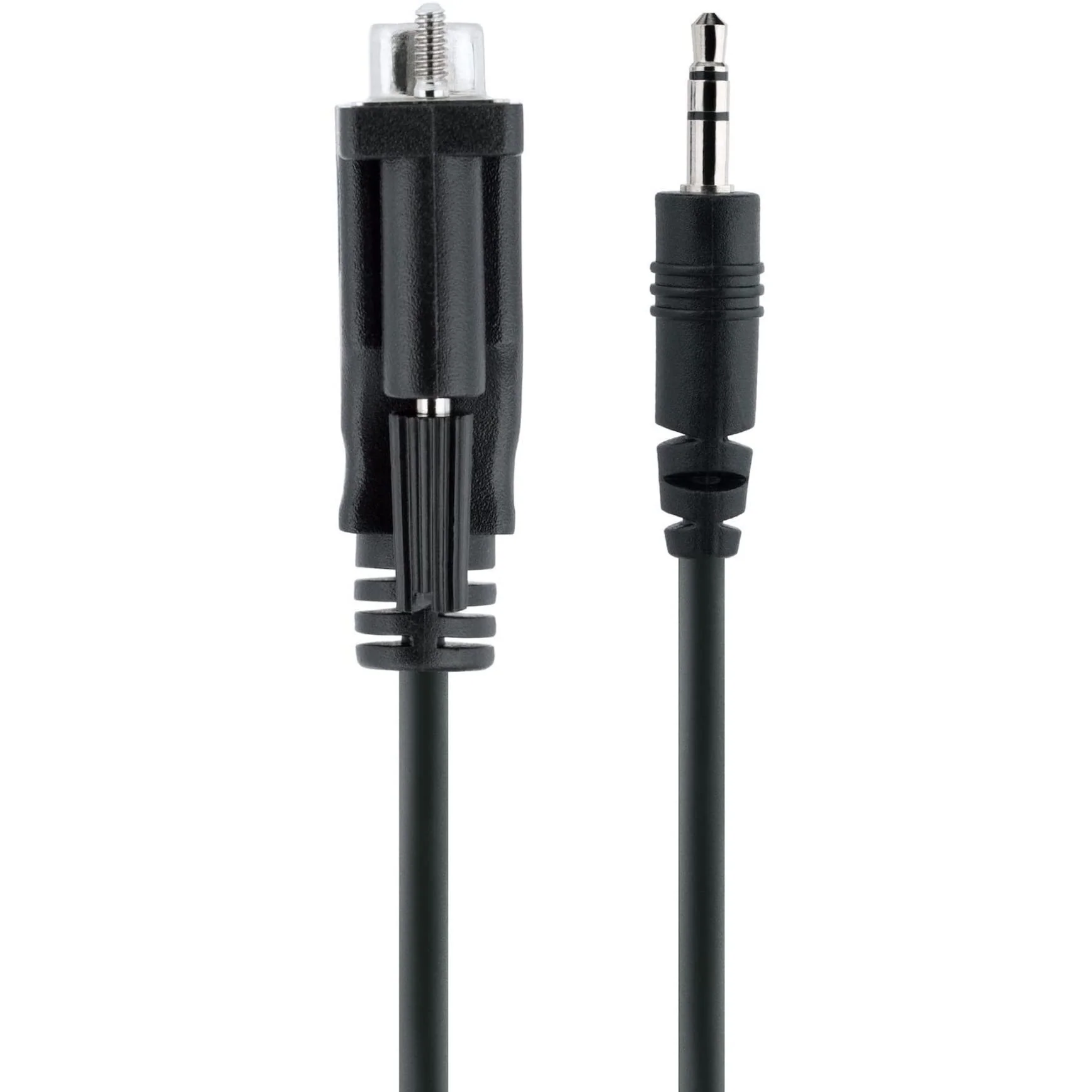 StarTech.com 3ft (1m) DB9 to 3.5mm Serial Cable for Serial Device Configuration, RS232 DB9 Male to 3.5mm Cable for Calibrating Projectors, Digital Signage, TVs via Audio Jack (9M351M-RS232-CABLE) - Image 2