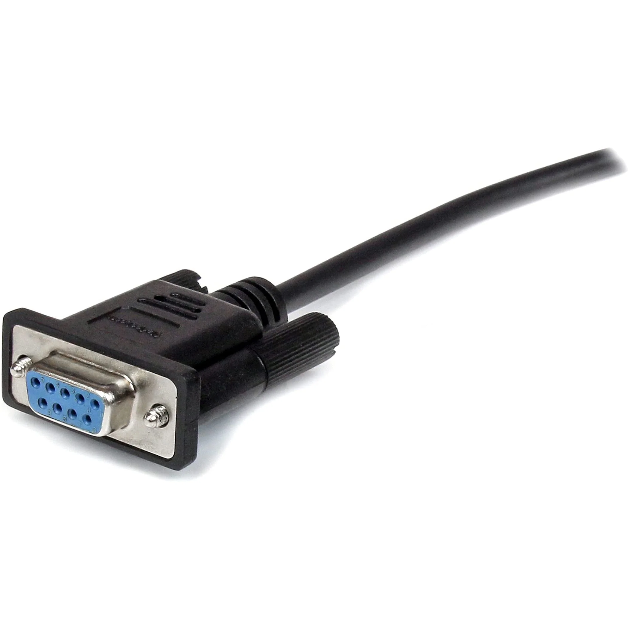 StarTech.com 3m Black Straight Through DB9 RS232 Serial Cable - DB9 RS232 Serial Extension Cable - Male to Female Cable (MXT1003MBK), 10 ft / 3m - Image 3