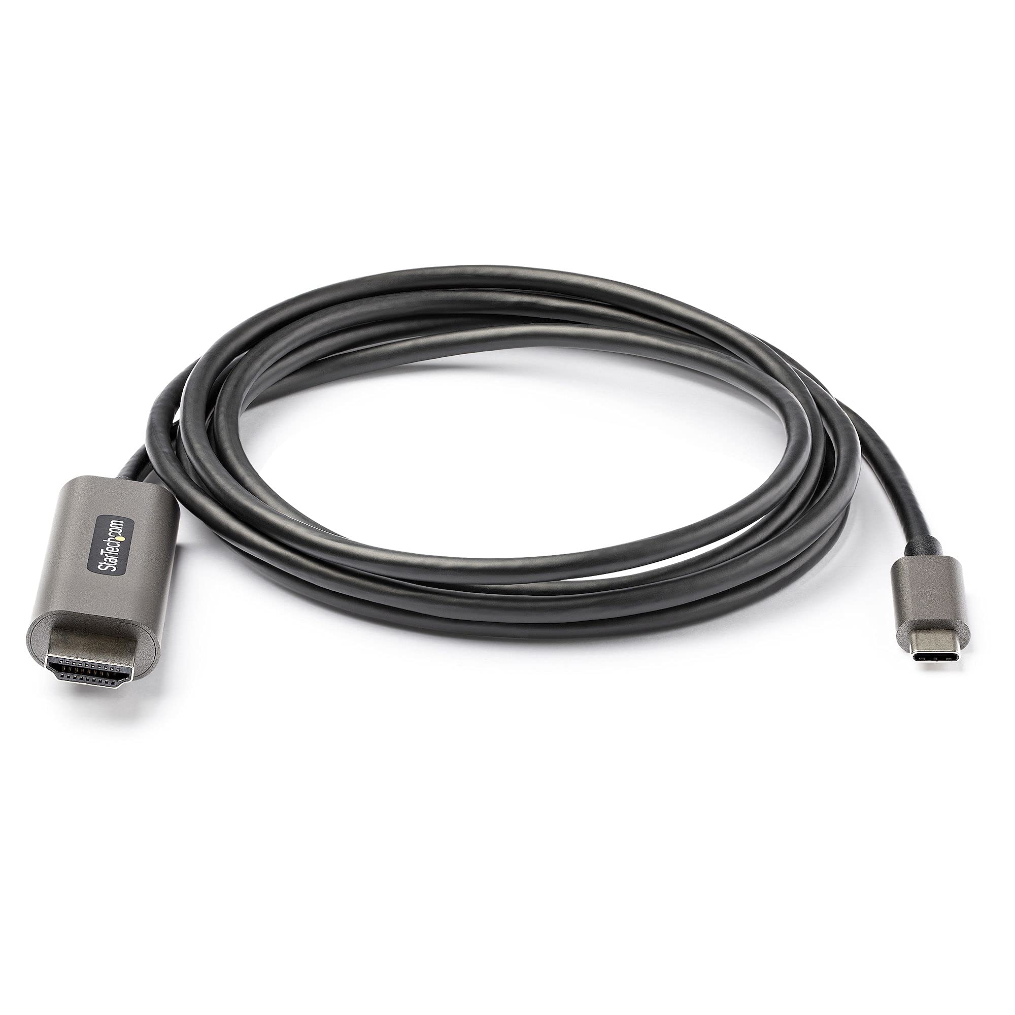 StarTech.com 6ft (2m) USB C to HDMI Cable 4K 60Hz w/ HDR10 - Ultra HD USB Type-C to 4K HDMI 2.0b Video Adapter Cable - USB-C to HDMI HDR Monitor/Display Converter - DP 1.4 Alt Mode HBR3 (CDP2HDMM2MH) 6 ft - Image 4