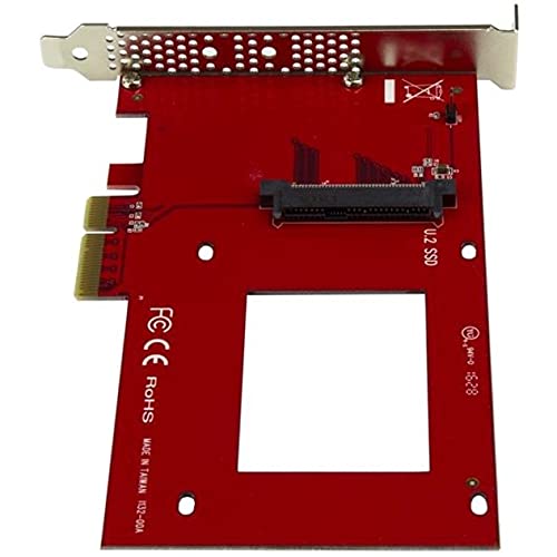 StarTech.com U.2 to PCIe Adapter - x4 PCIe - For 2.5" U.2 NVMe SSD - SFF-8639 PCIe Adapter - U.2 SSD - PCIe SSD - U.2 drive (PEX4SFF8639) - Image 3