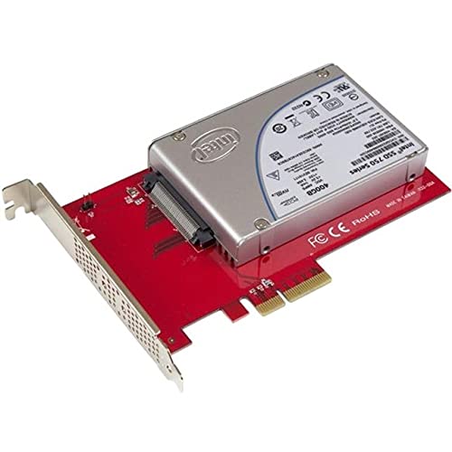 StarTech.com U.2 to PCIe Adapter - x4 PCIe - For 2.5" U.2 NVMe SSD - SFF-8639 PCIe Adapter - U.2 SSD - PCIe SSD - U.2 drive (PEX4SFF8639) - Image 5