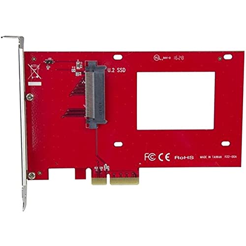 StarTech.com U.2 to PCIe Adapter - x4 PCIe - For 2.5" U.2 NVMe SSD - SFF-8639 PCIe Adapter - U.2 SSD - PCIe SSD - U.2 drive (PEX4SFF8639) - Image 6
