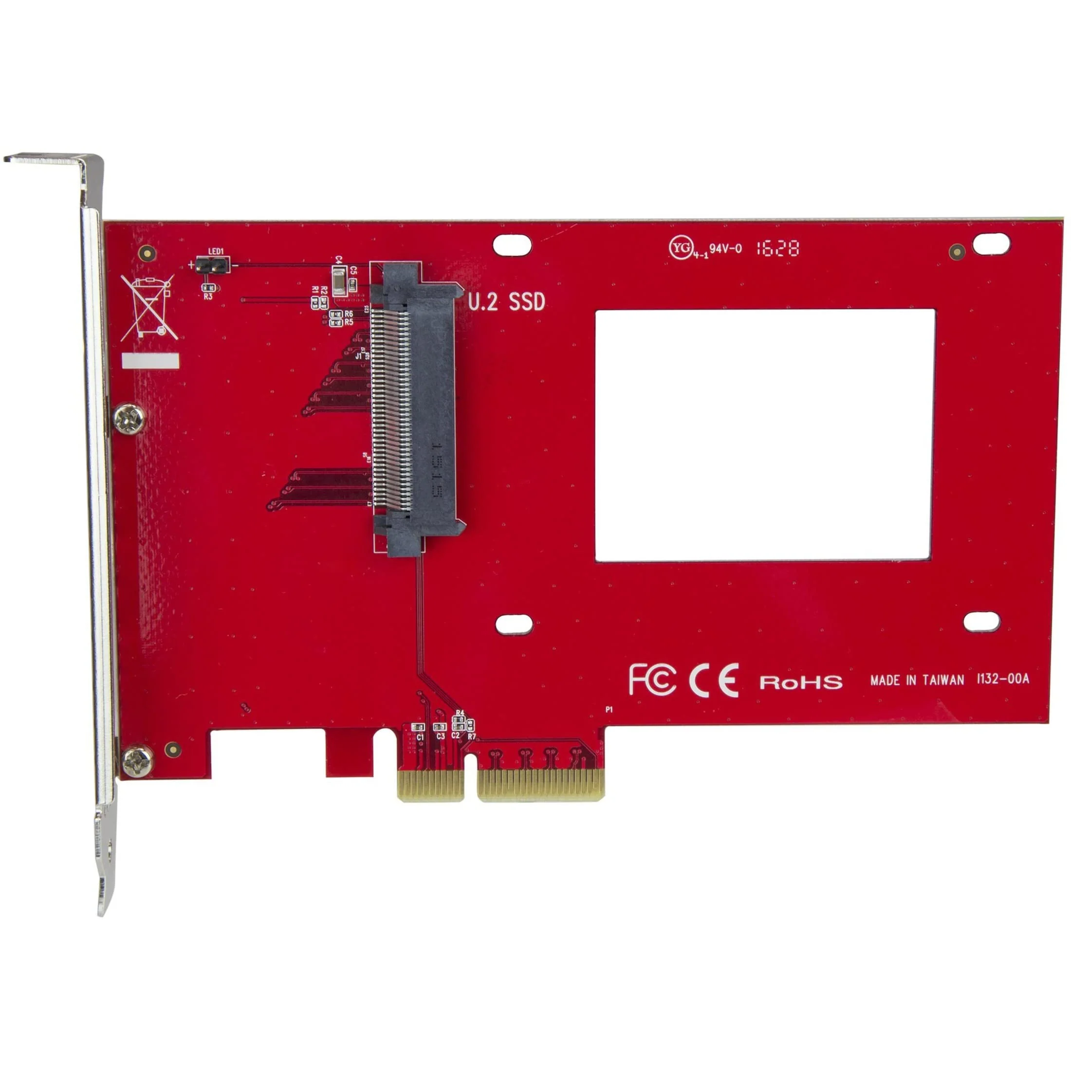 StarTech.com U.2 to PCIe Adapter - x4 PCIe - For 2.5" U.2 NVMe SSD - SFF-8639 PCIe Adapter - U.2 SSD - PCIe SSD - U.2 drive (PEX4SFF8639) - Image 8