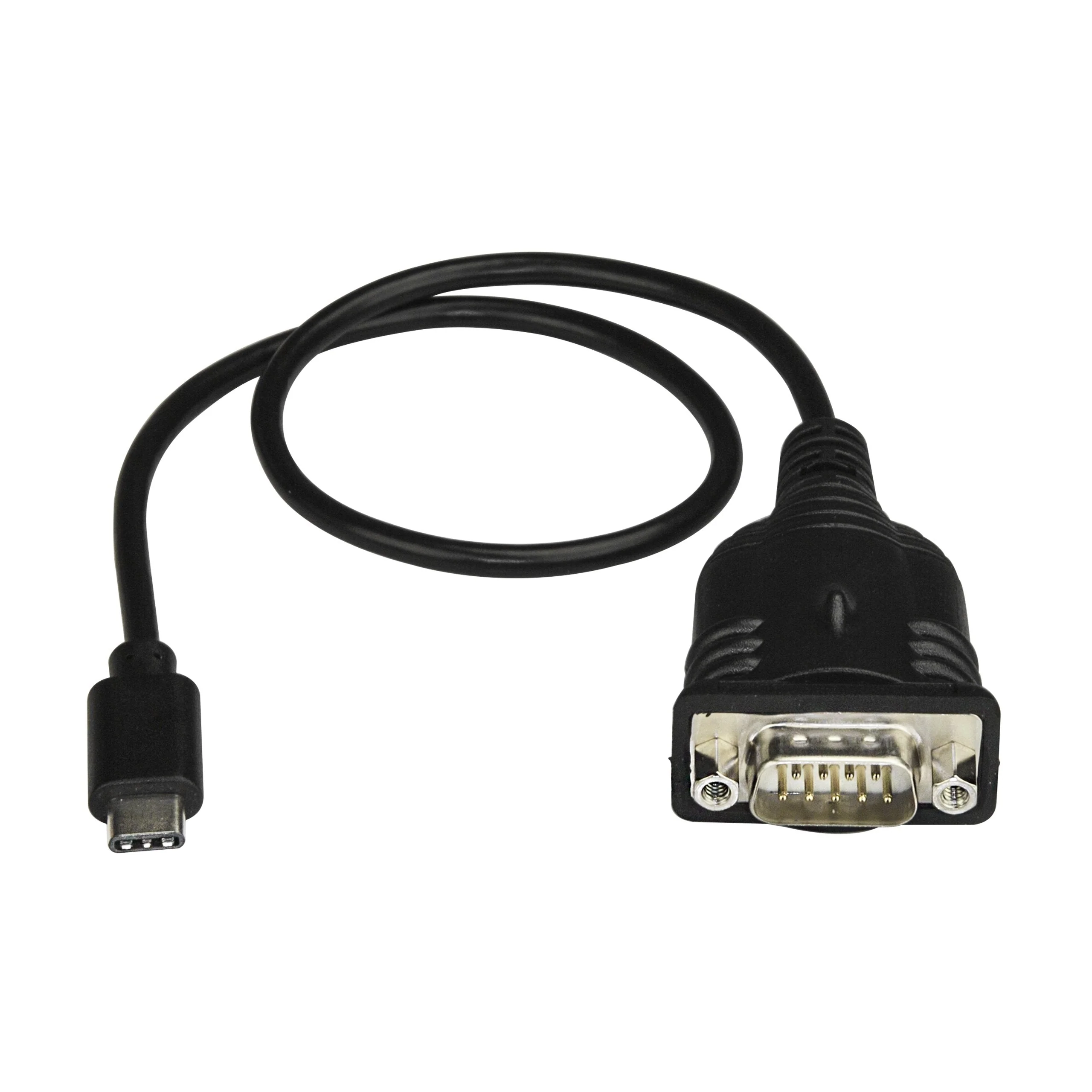 StarTech.com USB C to Serial Adapter Cable 16" (40cm) - USB Type C to RS232 (DB9) Converter Cable - USB-C Serial Cable for PLCs, Scanners, Printers - Male/Male - Windows/Mac/Linux (ICUSB232C) 1 Port RS 232 - Image 2
