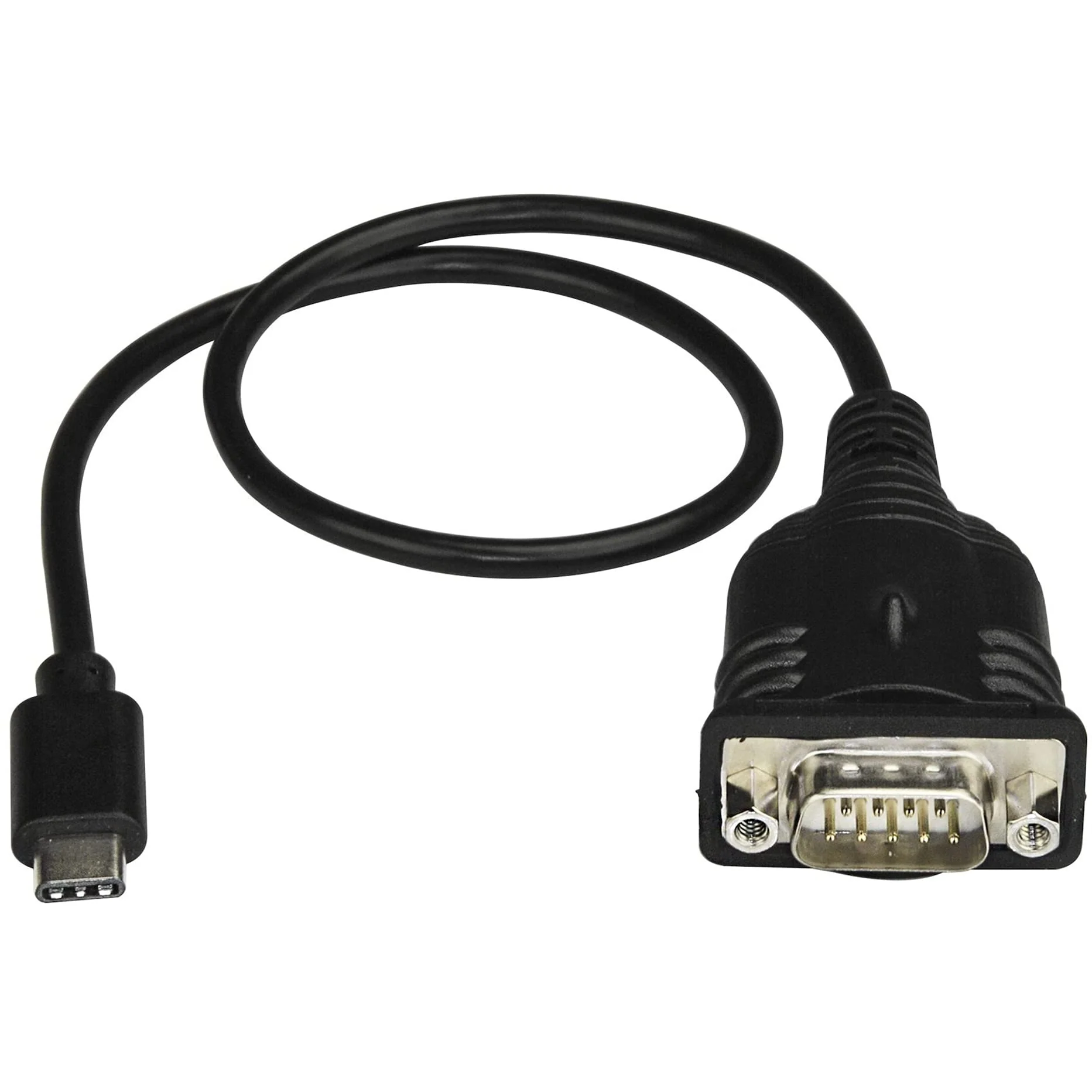 StarTech.com USB C to Serial Adapter Cable 16" (40cm) - USB Type C to RS232 (DB9) Converter Cable - USB-C Serial Cable for PLCs, Scanners, Printers - Male/Male - Windows/Mac/Linux (ICUSB232C) 1 Port RS 232 - Image 3