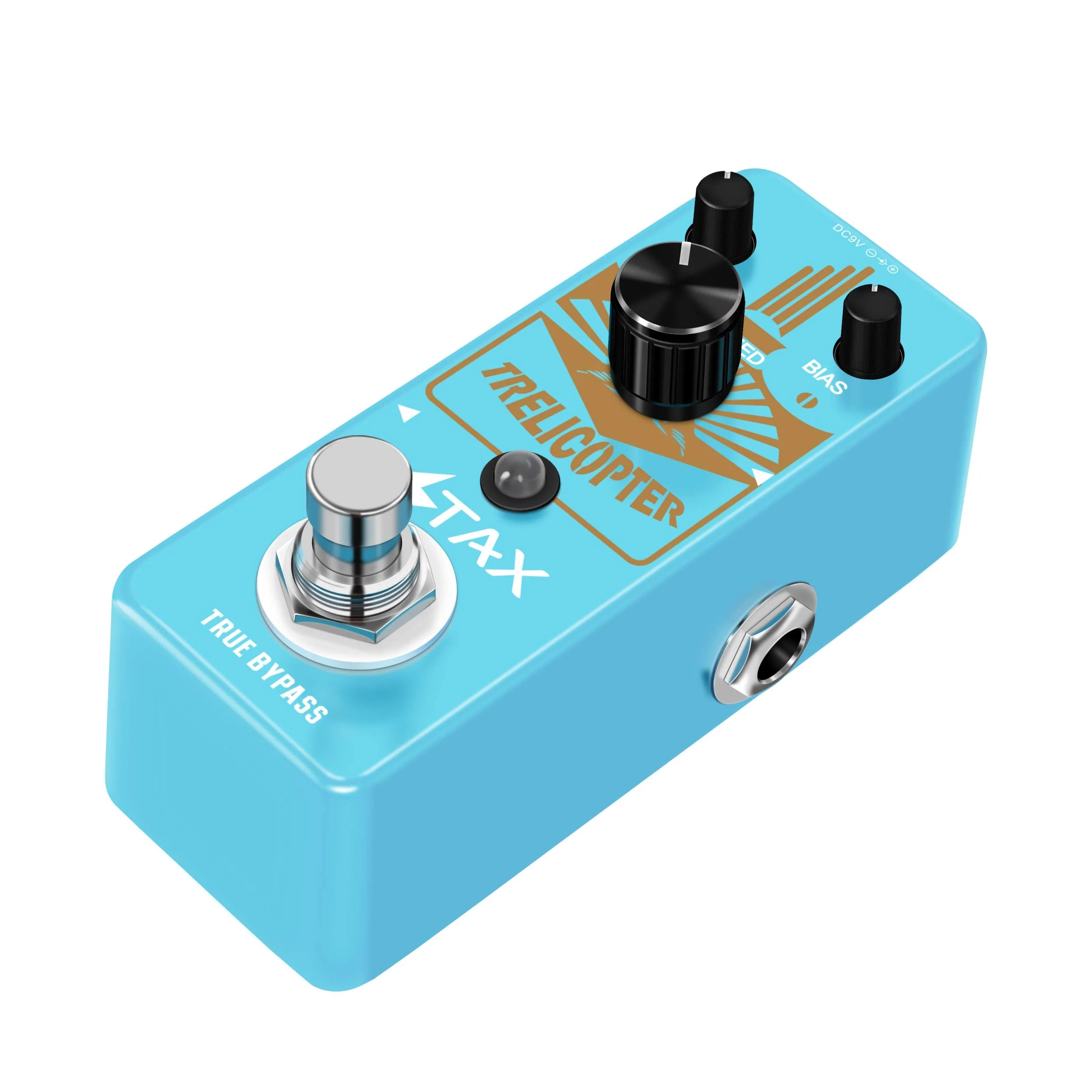 Stax Guitar Tremolo Pedal Trelicopter Effect Pedal For Electric Guitar Mini Size True Bypass - Image 3