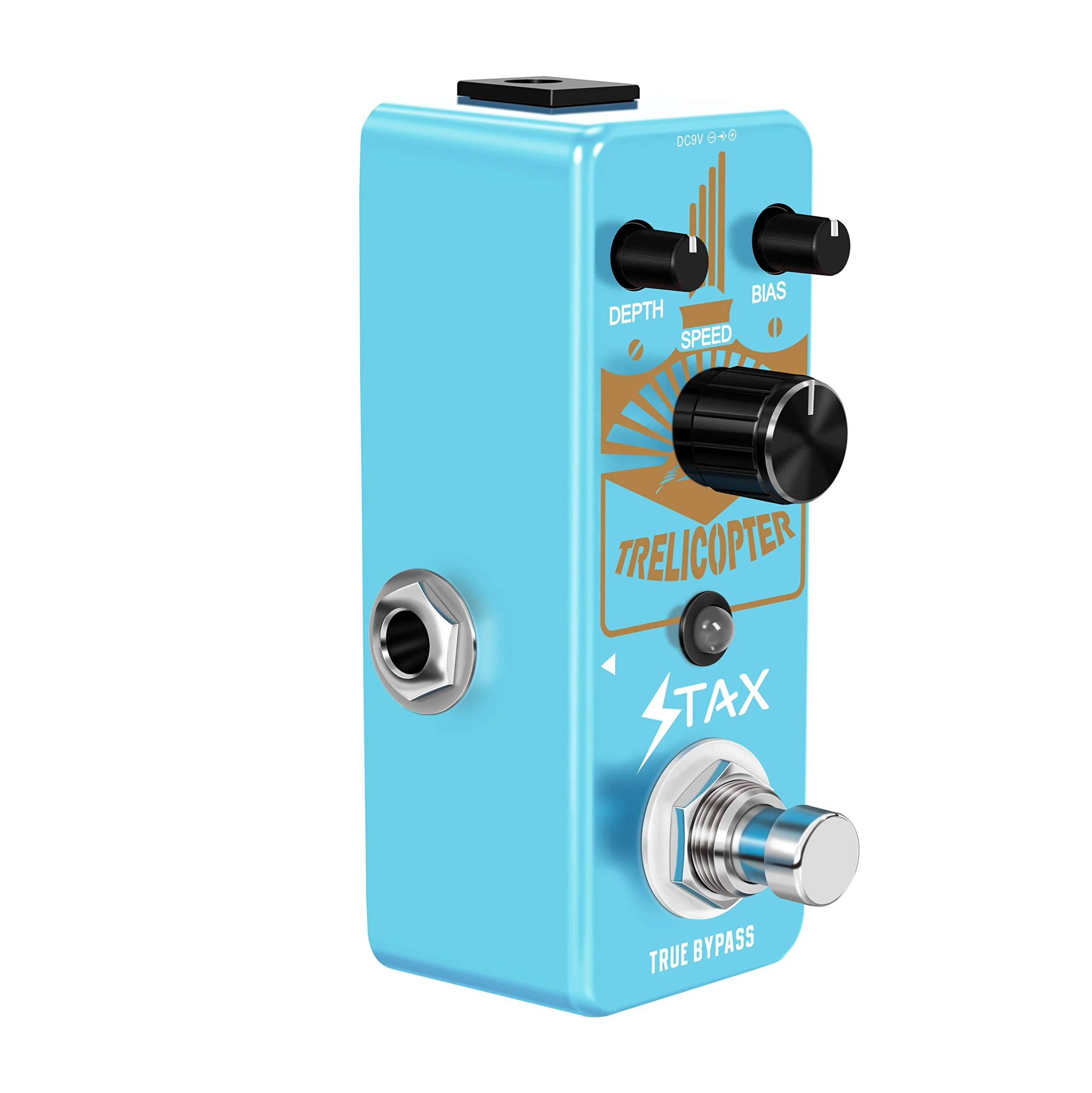 Stax Guitar Tremolo Pedal Trelicopter Effect Pedal For Electric Guitar Mini Size True Bypass - Image 4