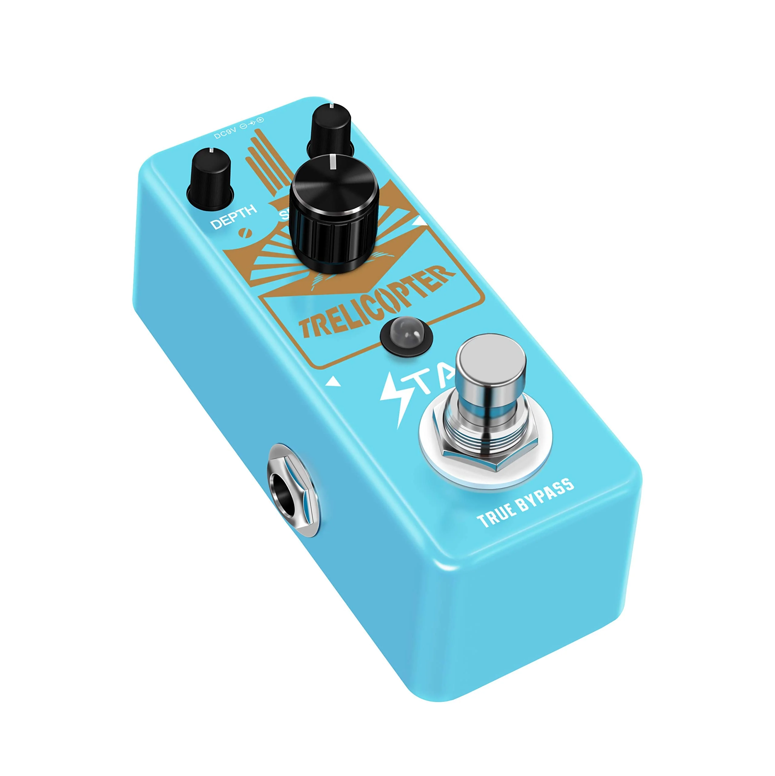 Stax Guitar Tremolo Pedal Trelicopter Effect Pedal For Electric Guitar Mini Size True Bypass - Image 5