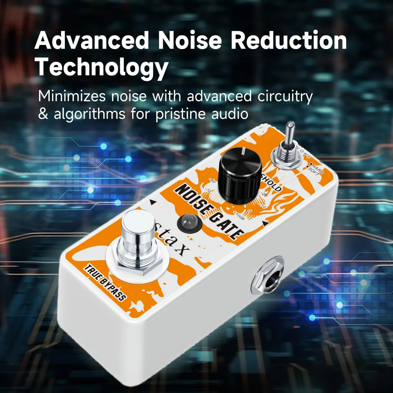 Stax Noise Gate Pedal Noise Killer Guitar Pedal Noise Suppressor Effect 2 Modes for Electric Guitar and Bass True Bypass. - Image 3