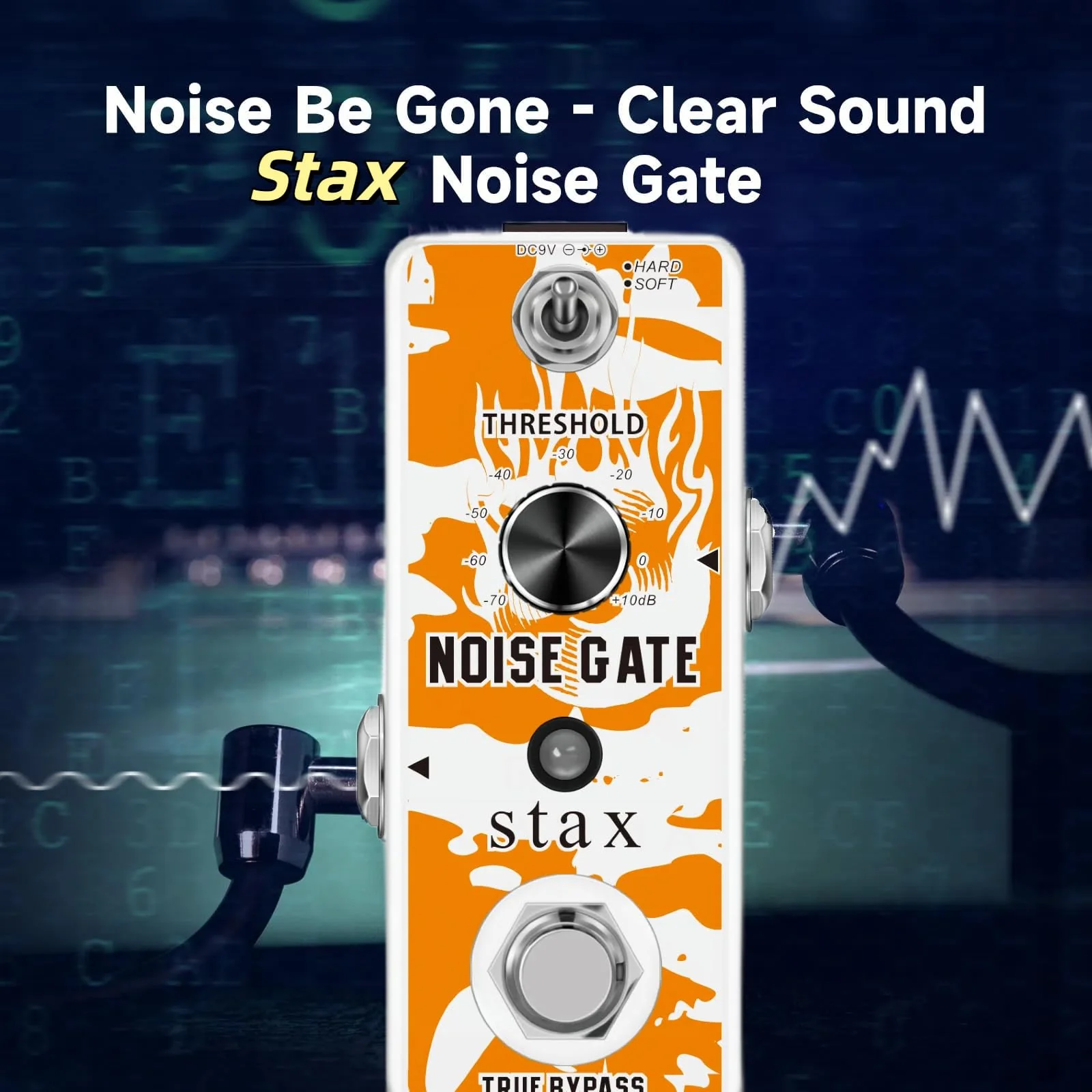 Stax Noise Gate Pedal Noise Killer Guitar Pedal Noise Suppressor Effect 2 Modes for Electric Guitar and Bass True Bypass. - Image 4