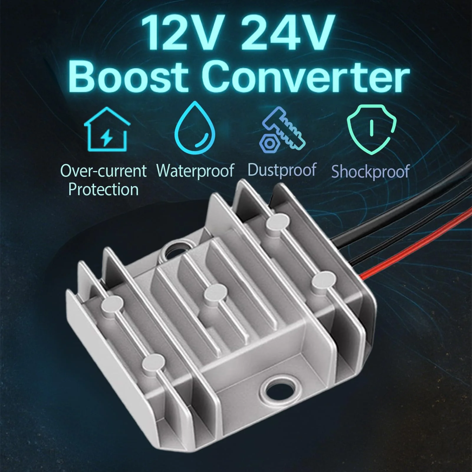 Step Up Power Cable for Starlink Mini, 12V 24V to 30V 3.5A Converter with 3.28FT Cable, 100W IP68 Waterproof DC Boost Adapter for Starlink Mini, Motorhome, Outdoor, and Travel Use - Image 3