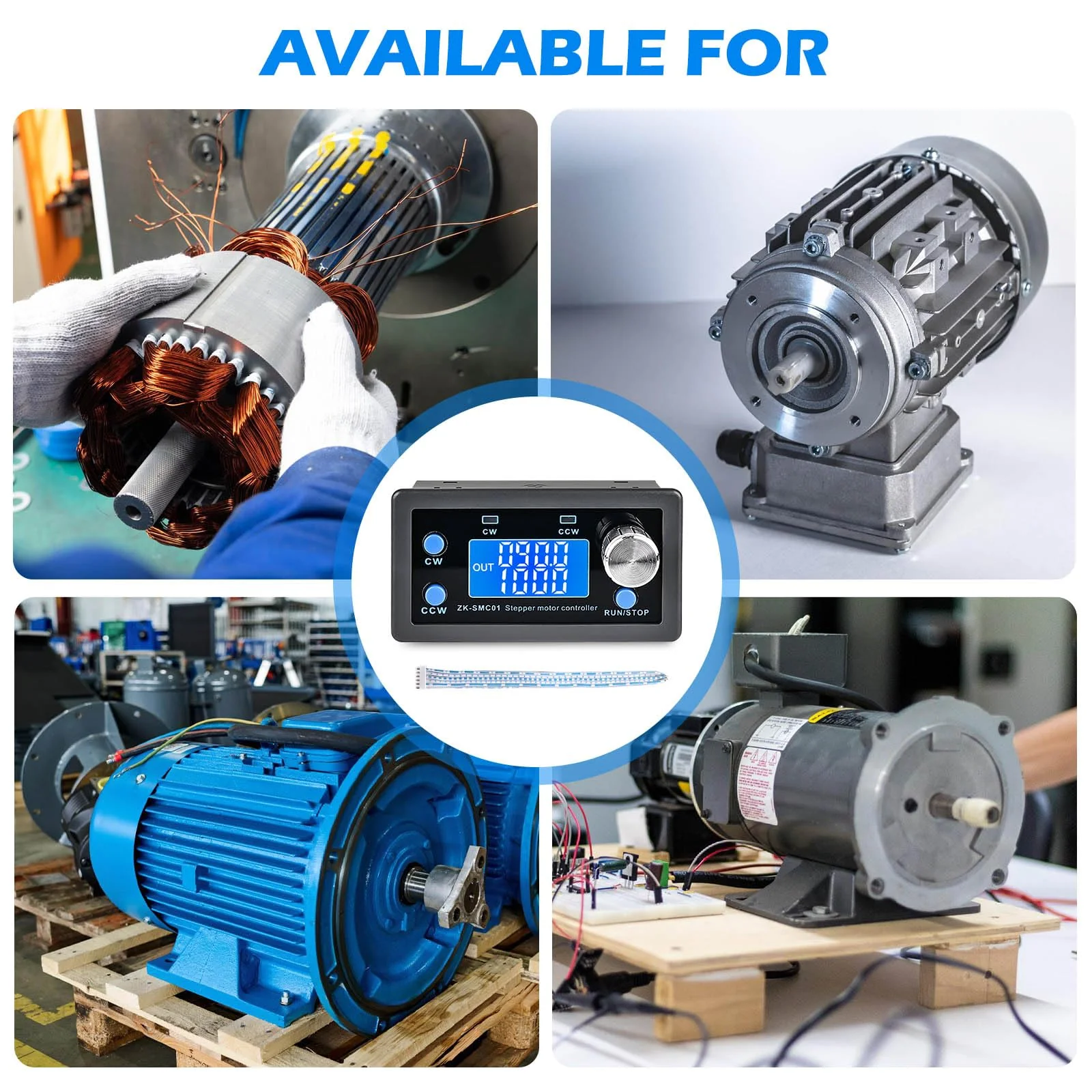 Stepper Motor Controller, DC 5-30V Stepper Motor for NEMA 17 23 Motor DC5-30V 4A Integrated Board Adjustable Forward/Reverse Pulse Speed Angle with Display - Image 7
