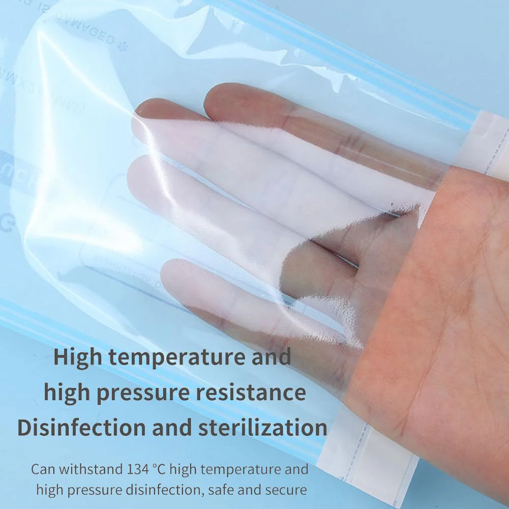 Sterilization Bags, 60 Pieces Self Sealing Sterilization Bags, Disinfectant Bags for Autoclaves, Sterilization Bags, Bags - Image 6
