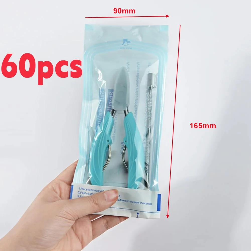 Sterilization Bags, 60 Pieces Self Sealing Sterilization Bags, Disinfectant Bags for Autoclaves, Sterilization Bags, Bags - Image 7