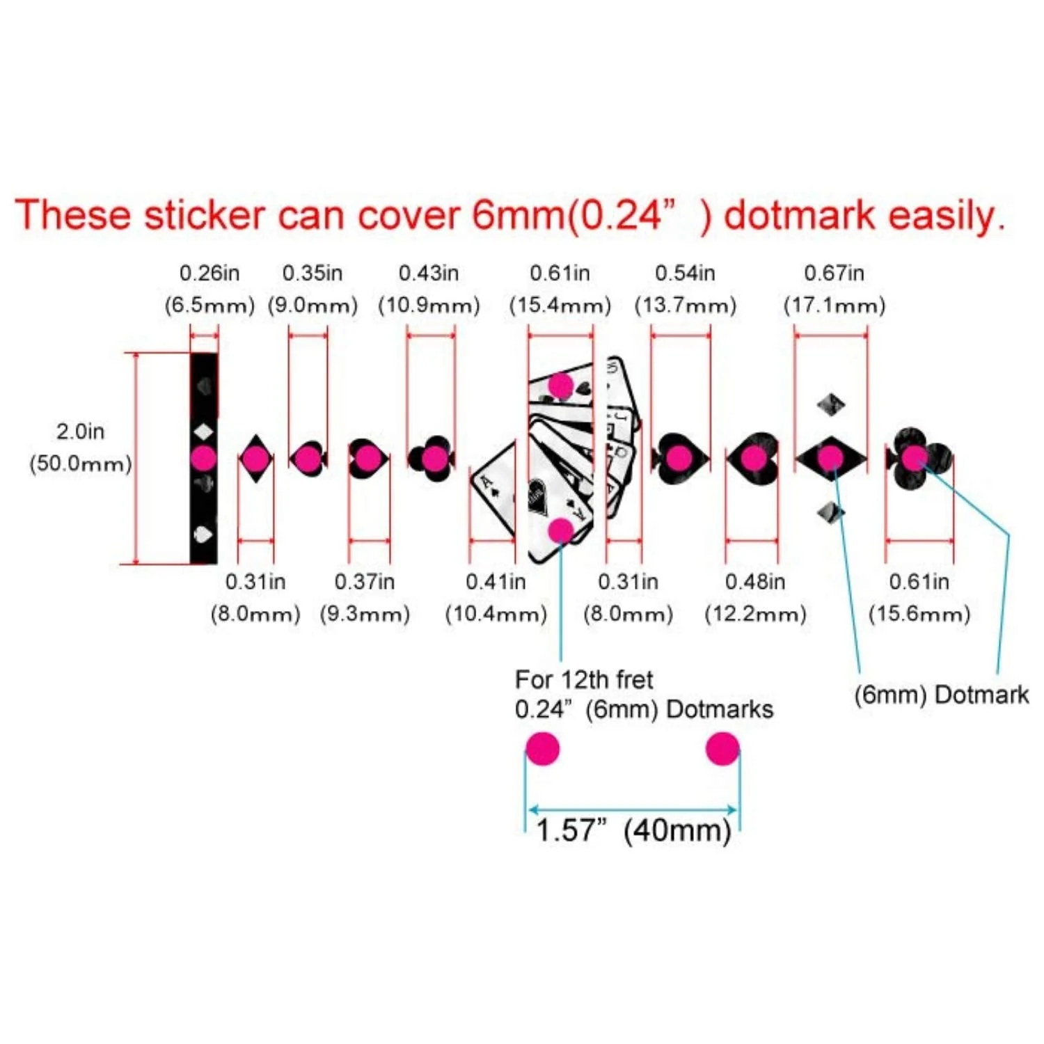 Sticker/Decal (F-020PC-WT) White Pearl - Image 7