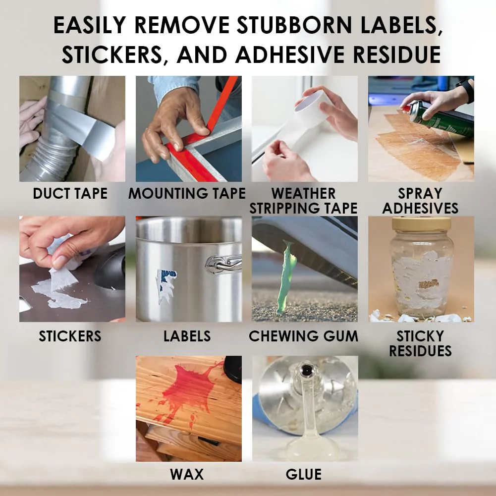 Sticker Remover, Superglue Remover, Label Remover, Label Remover, Adhesive Remover, Adhesive Residue Remover, Removes Stubborn Labels, 50 ml - Image 3