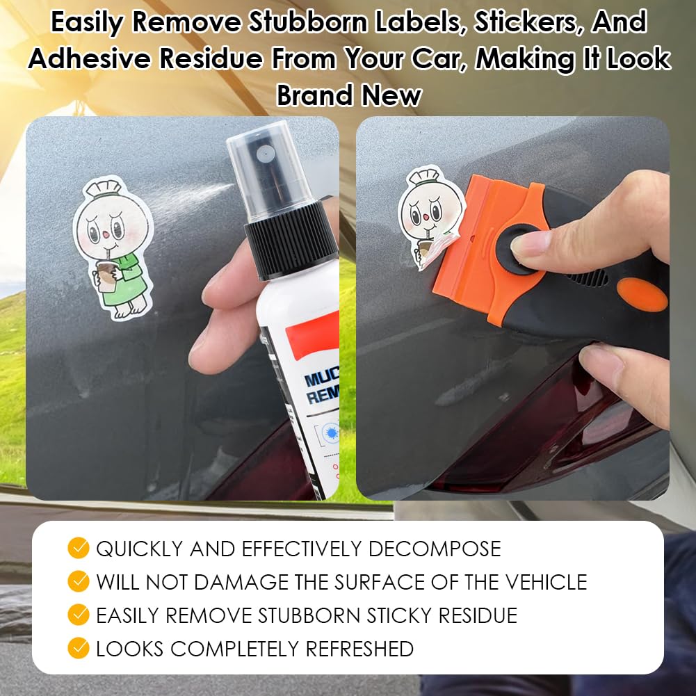 Sticker Remover, Superglue Remover, Label Remover, Label Remover, Adhesive Remover, Adhesive Residue Remover, Removes Stubborn Labels, 50 ml - Image 6