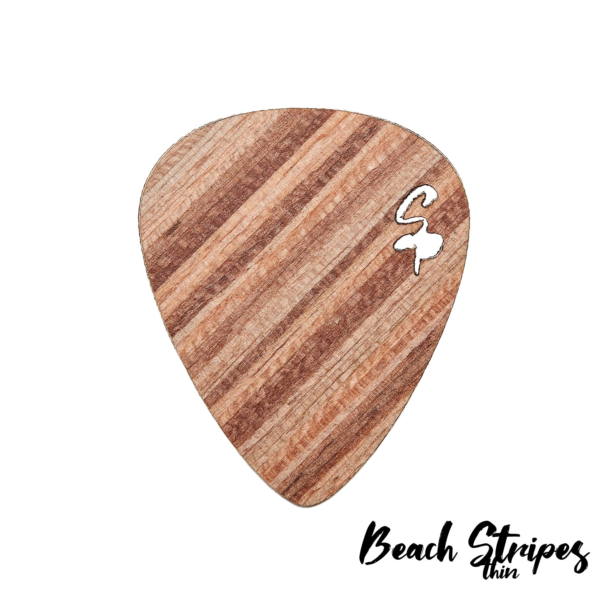 Stickpick | Set of 7 flexible guitar picks made of real wood | For electric, acoustic and bass guitars in various strengths | In aluminum can | Sustainably manufactured | Made in Germany - Image 7
