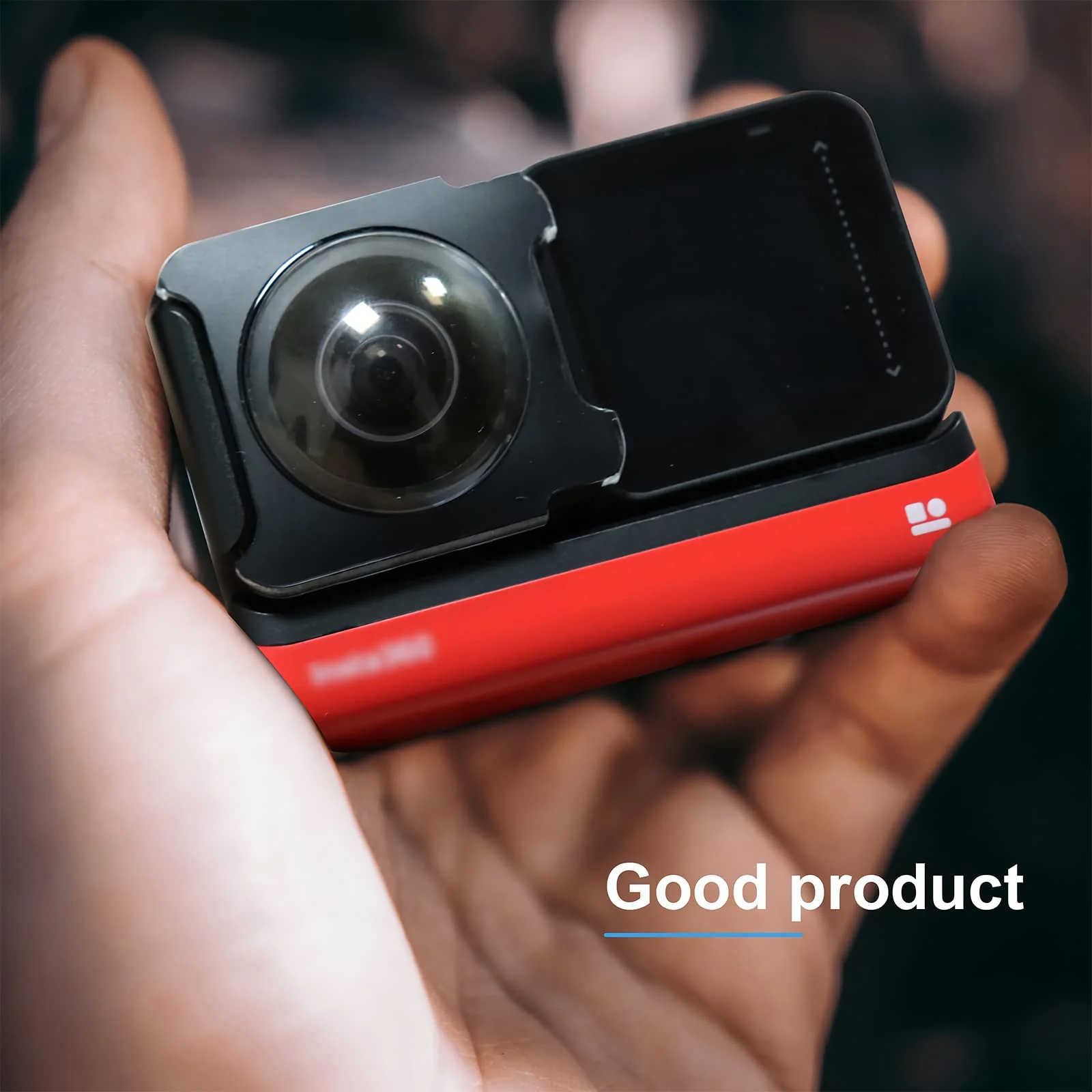 Sticky Dual Lens Guards for Insta360 One RS/ONE R Panoramic Lens Accessories, with Silicone Lens Cover - Image 5