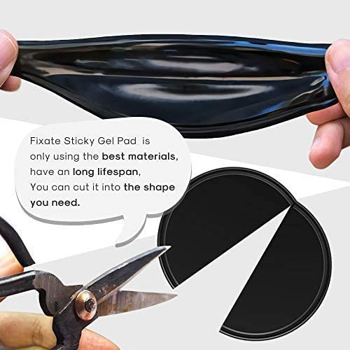 Sticky Gel Pads Multi Function Removable Anti Slip Gel Pad Magic Gel Mat Stick on Car Dashboard Glass Mirrors Metal Tile Walls Kitchen Stand Recipe Holder Non-Slip Rug Pet Bowl Mat Pad - Image 3