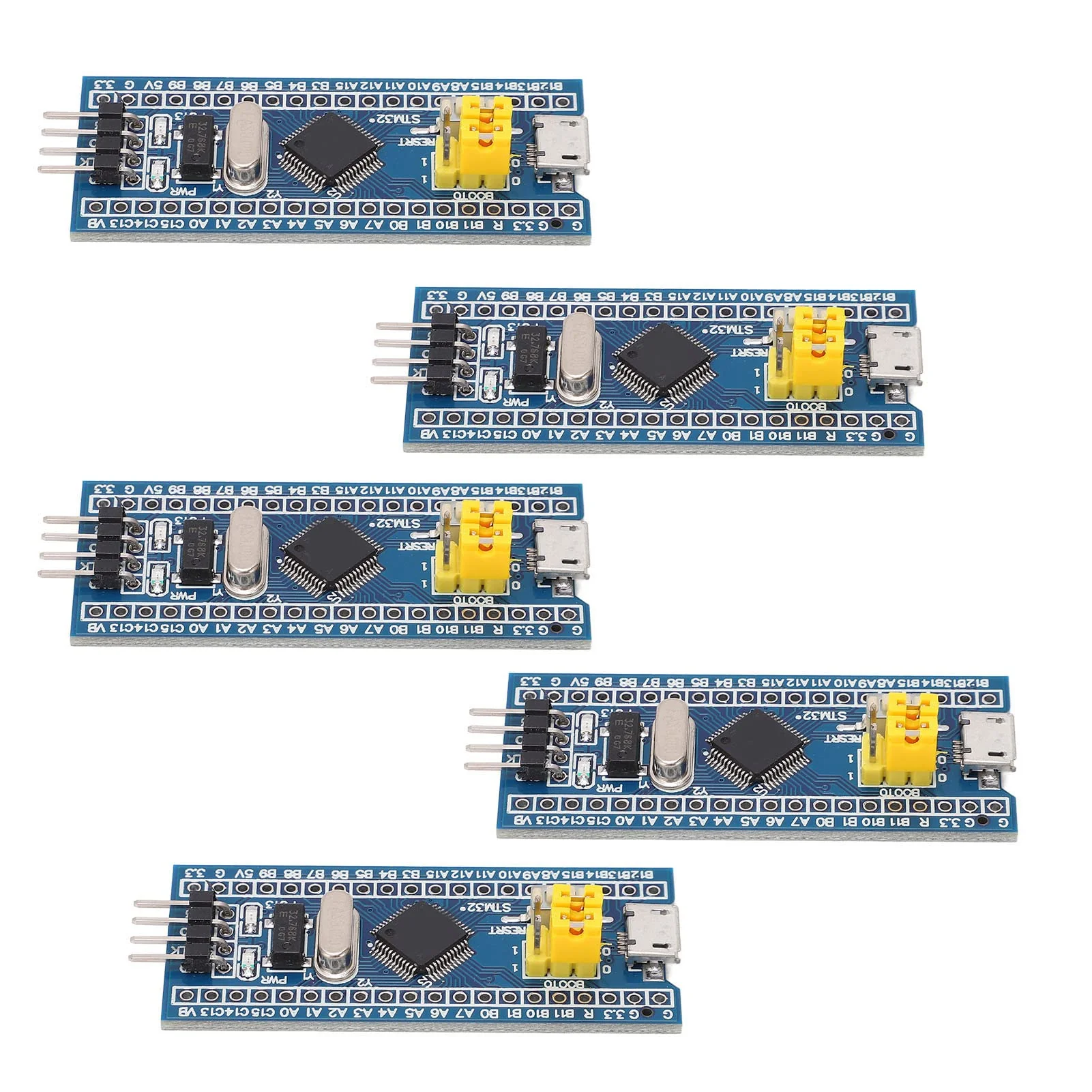 STM32F103C8T6 Minimal, Electronic Component Module Component Module Electronic Component Module System Development Board with Overcharging, Overdischarge, Short Circuit Protection, Mirco Pack of 5 - Image 2