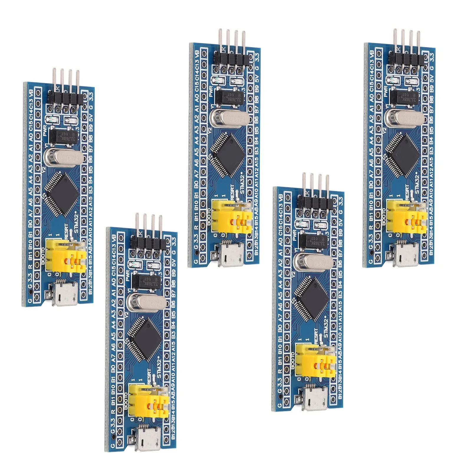 STM32F103C8T6 Minimal, Electronic Component Module Component Module Electronic Component Module System Development Board with Overcharging, Overdischarge, Short Circuit Protection, Mirco Pack of 5 - Image 7