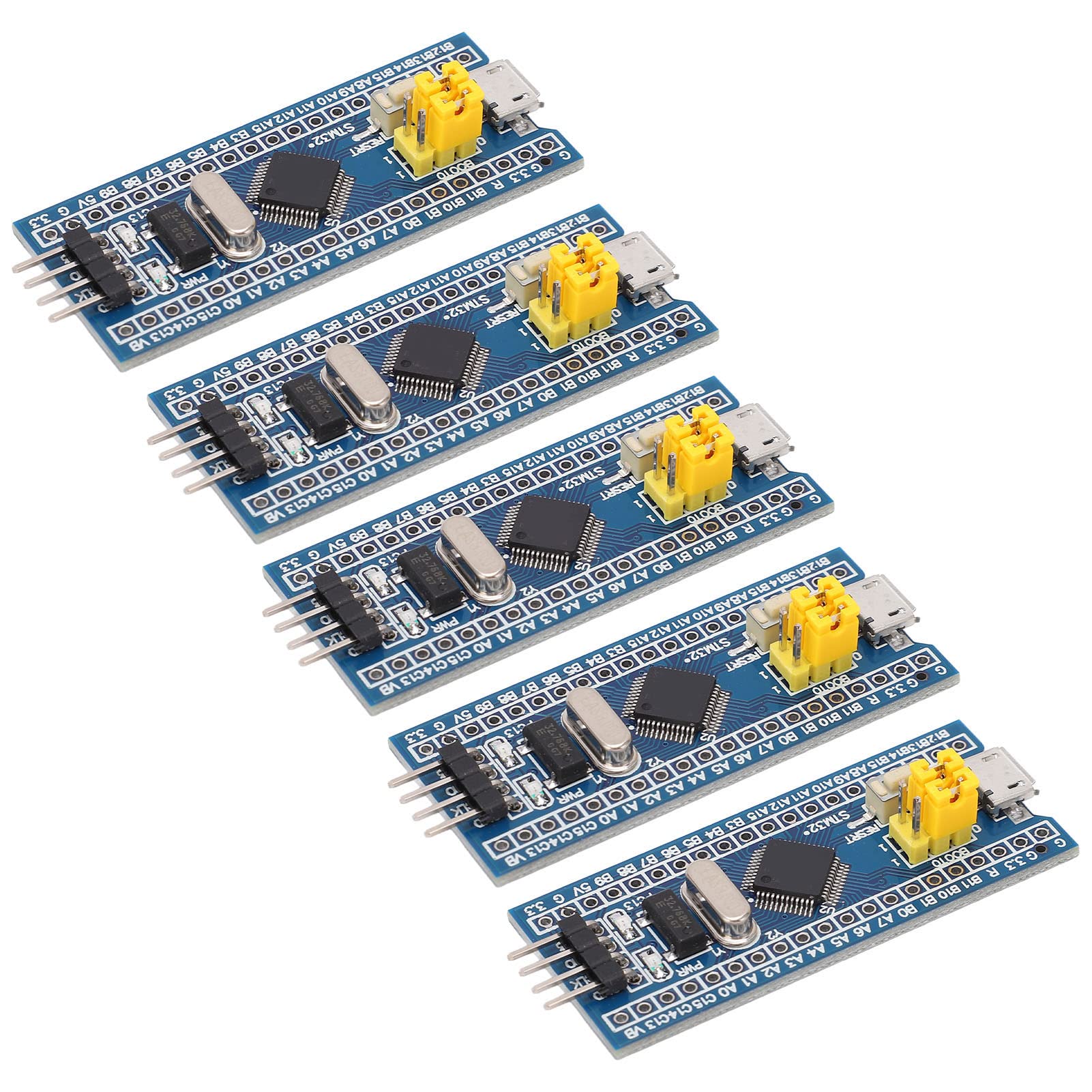STM32F103C8T6 Minimal, Electronic Component Module Component Module Electronic Component Module System Development Board with Overcharging, Overdischarge, Short Circuit Protection, Mirco Pack of 5 - Image 9