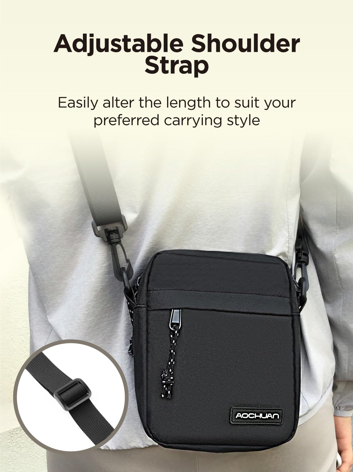 Storage Bag for Gimbal Stabilizer, Camera Bag with Adjustable Shoulder Strap, Sturdy Storage Bag Made of Oxford Fabric Material, Portable Bag for Camera, Gimbal Stabilizer & Accessories - Image 3
