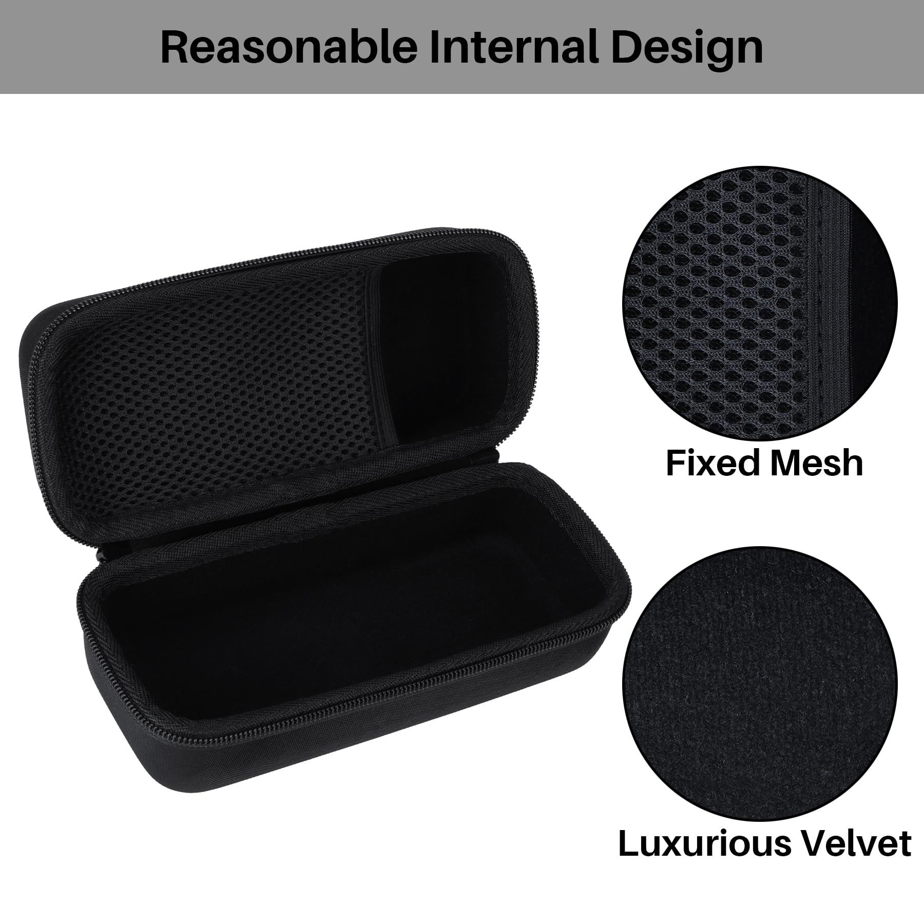 Storage Case Compatable With Zoom H5 Handy Recorder Black Case for Zoom H5 - Image 4