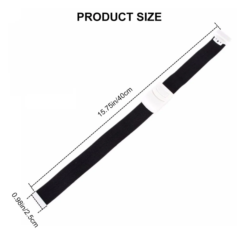 Storage Hose, Medical Nurse Tourniquet, Vein Congestion, Fast Tourniquet, Tourniquet Buckle, Tourniquet Bands, Vein Stowage Tube, Vein Stock, Storage Hose Black X2 - Image 2