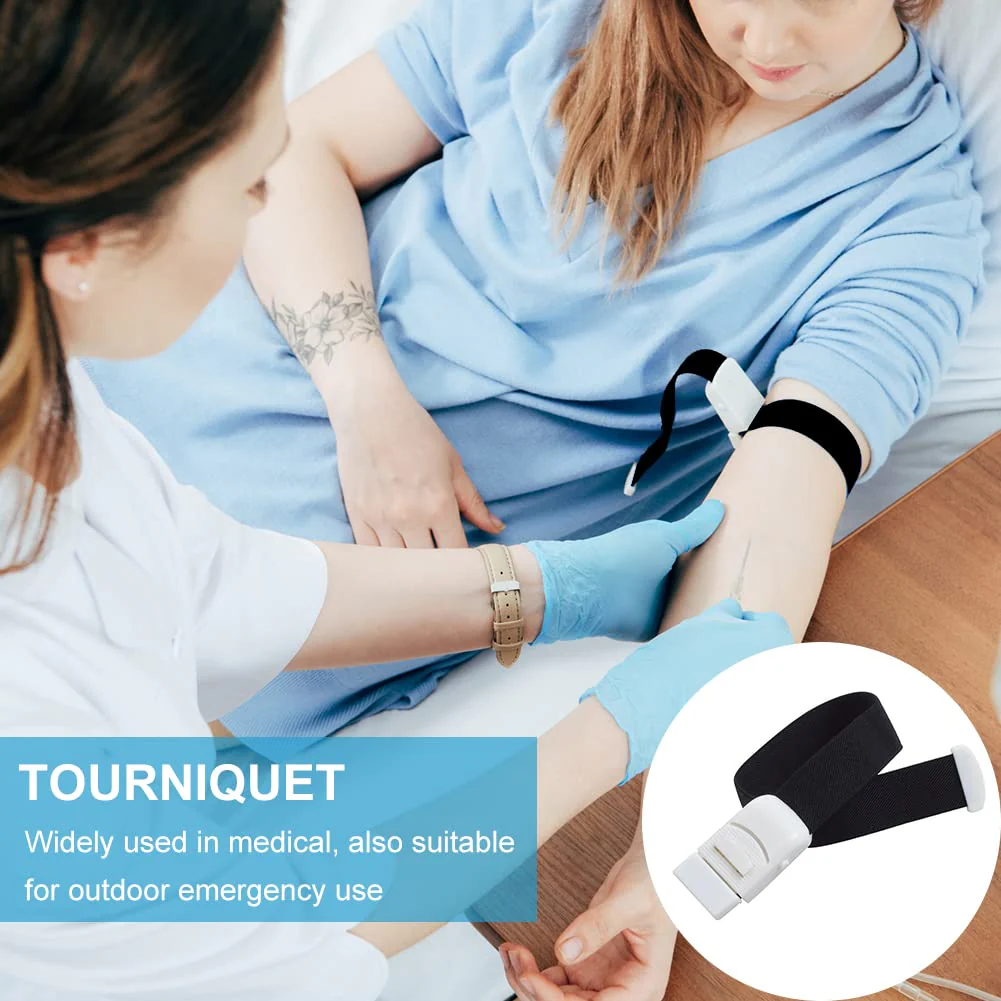 Storage Hose, Medical Nurse Tourniquet, Vein Congestion, Fast Tourniquet, Tourniquet Buckle, Tourniquet Bands, Vein Stowage Tube, Vein Stock, Storage Hose Black X2 - Image 5