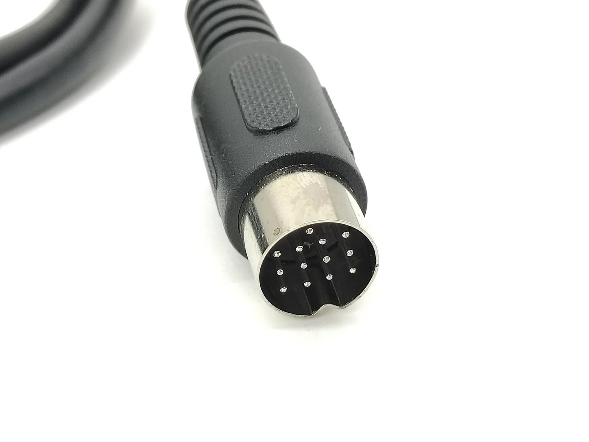 Straight 13-Pin MIDI Cable DIN Extended Cable 1 Meter for Car Cameras (Male to Male) Male to Male - Image 2