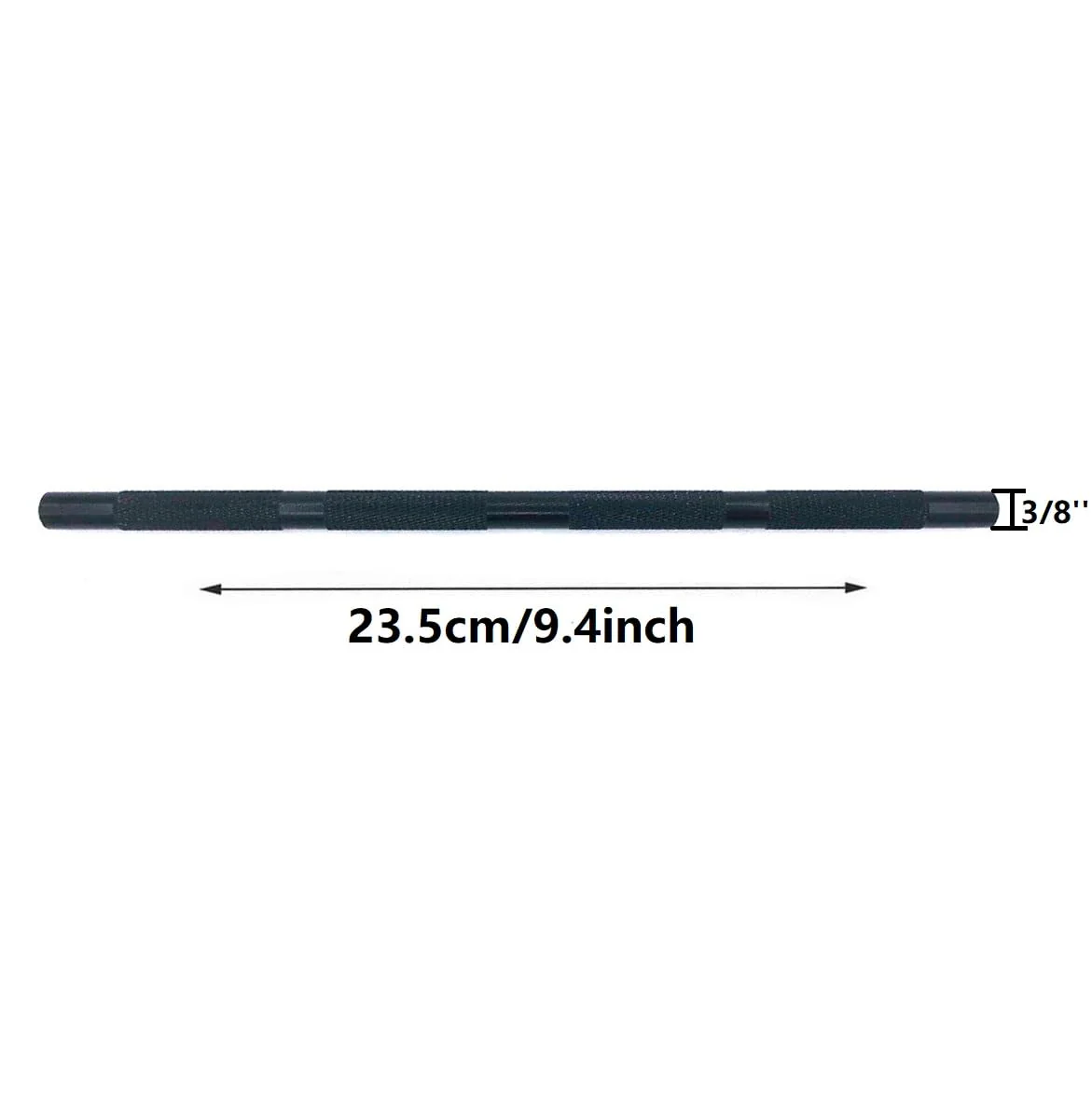Straight Rod Percussion Cowbell Mount Rod for Drum Set Percussion Cowbell Mounting 3/8" Rods (Black) Black - Image 4