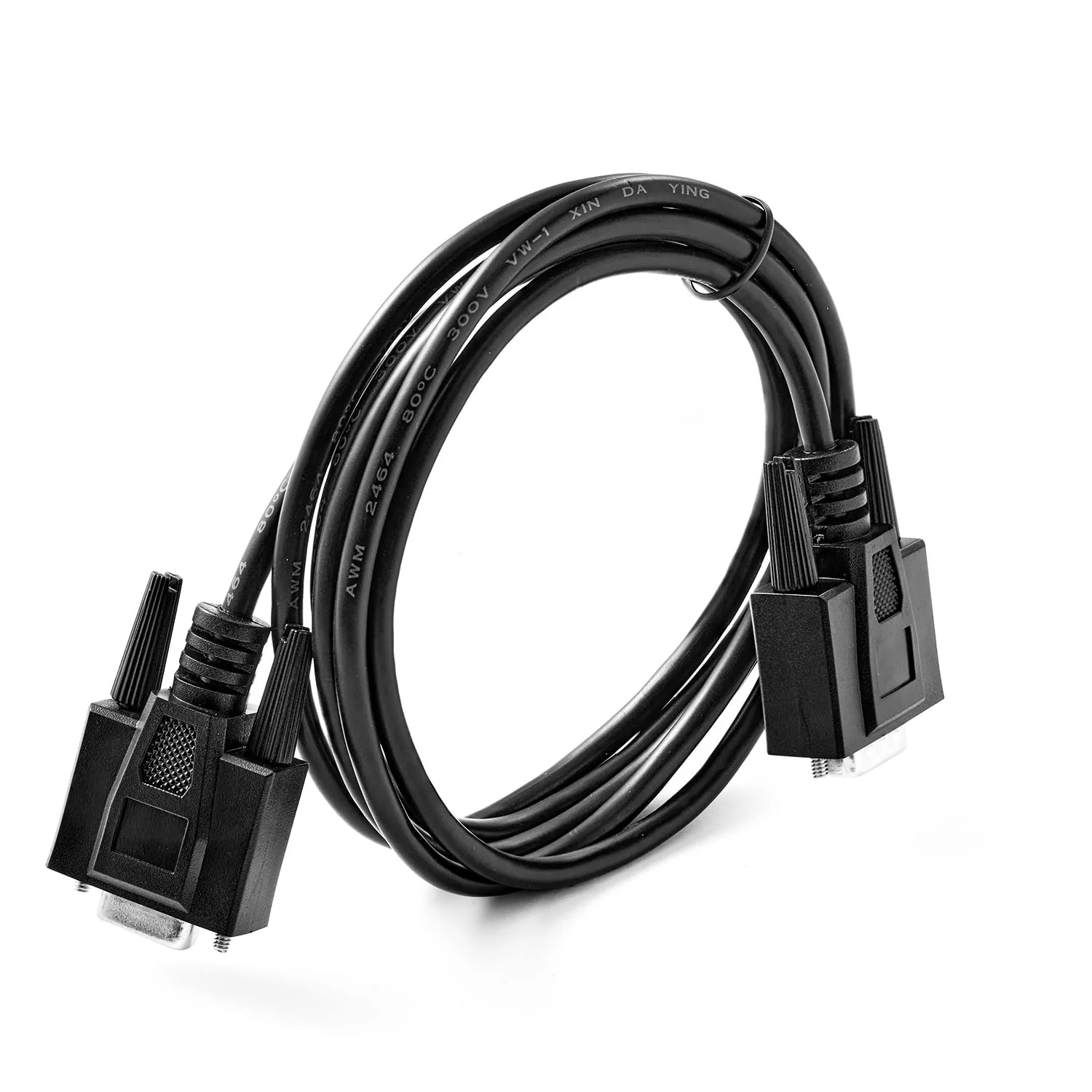 Straight Through DB9 RS232 Serial Cable, 6ft Male to Female 9 Pin Straight Through Extension Cable DB9 Male to Femal-6ft - Image 7