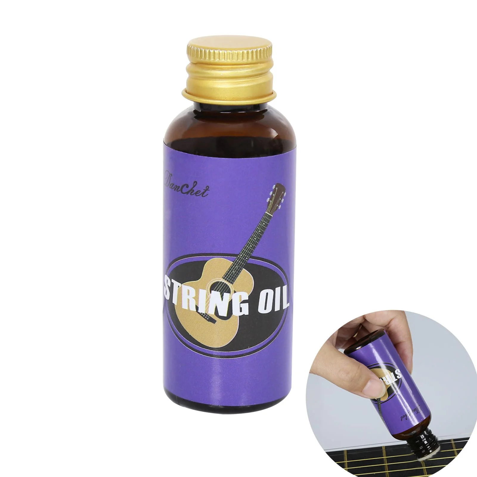 String Oil, Musical Instrument String Oil, Guitar String Care/Cleaning/Polishing Accessories, Lubricant for Guitar, Ukulele - Musical Instrument Accessories - Image 2
