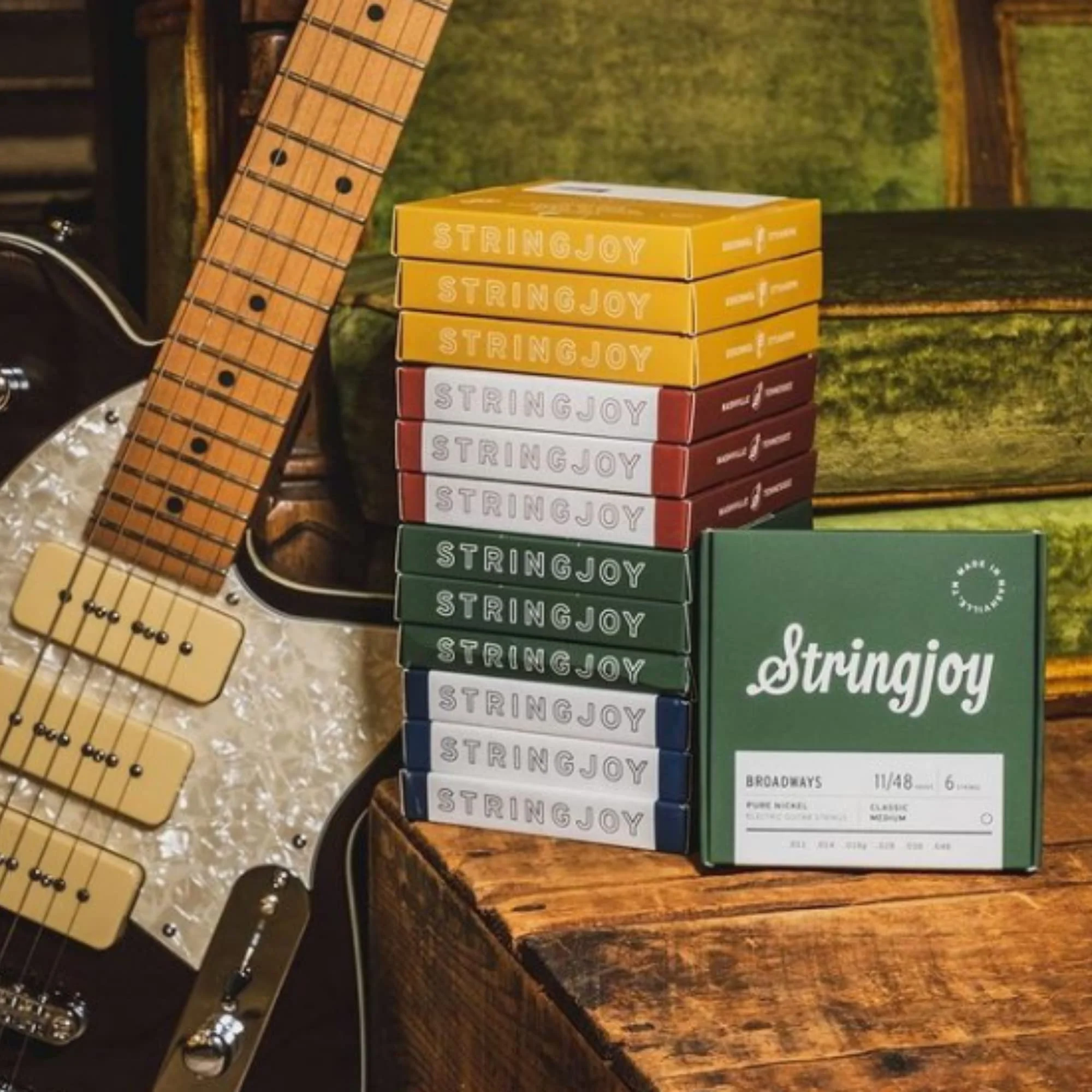 Stringjoy Balanced Light Gauge Brights 80/20 Bronze Acoustic Guitar Strings 12-54, BB1254, Vibrant Tone & Optimal Playability, Acoustic 6 String Set, 2-Pack 12-54 Light Gauge - Image 6