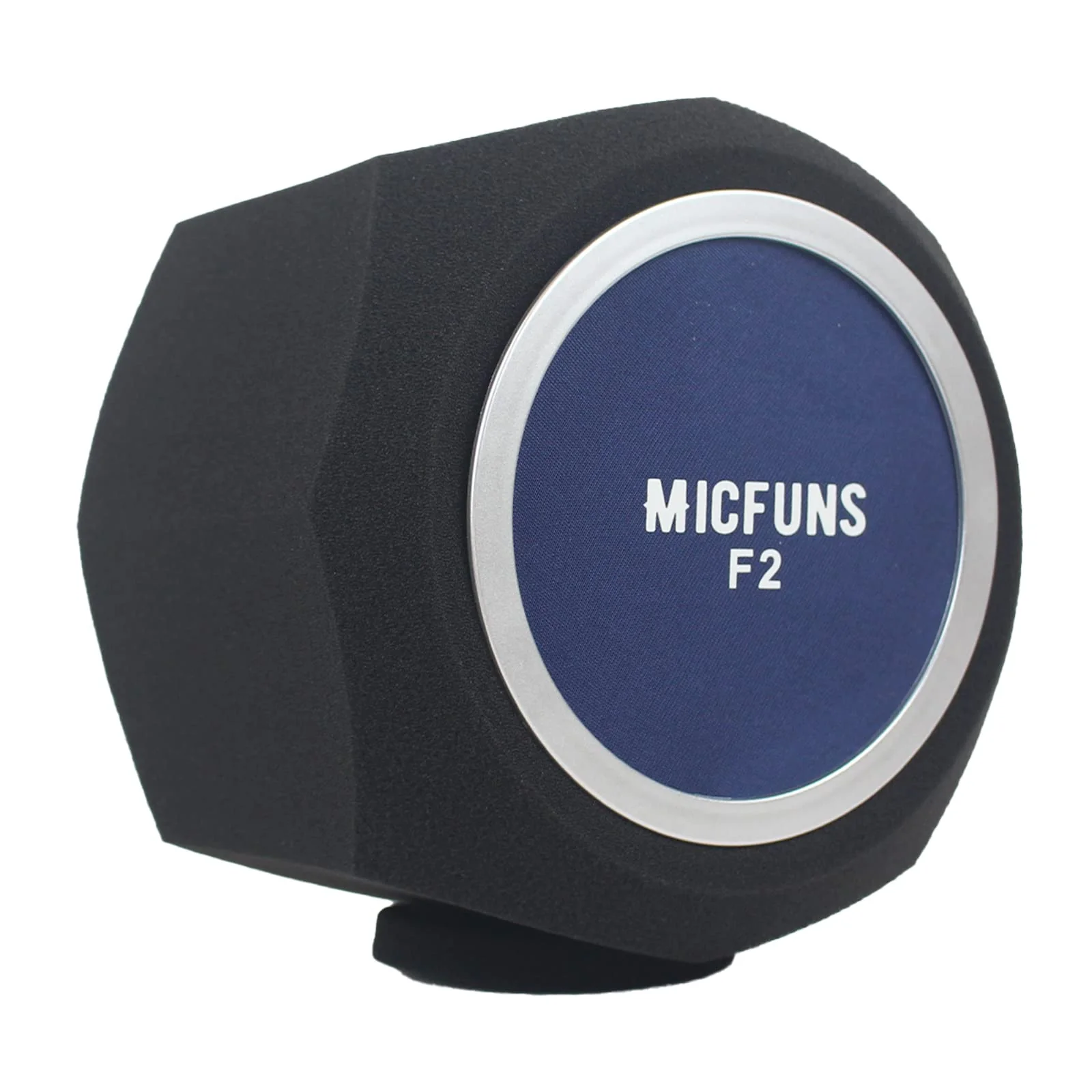 Studio Microphone windscreen F3 Microphone Wind Shield Pop Filter for 1.77 inch-2.36 inch Vocal Isolation Booth Portable Studio Equipment, soundproof Cover（Blue） blue - Image 2