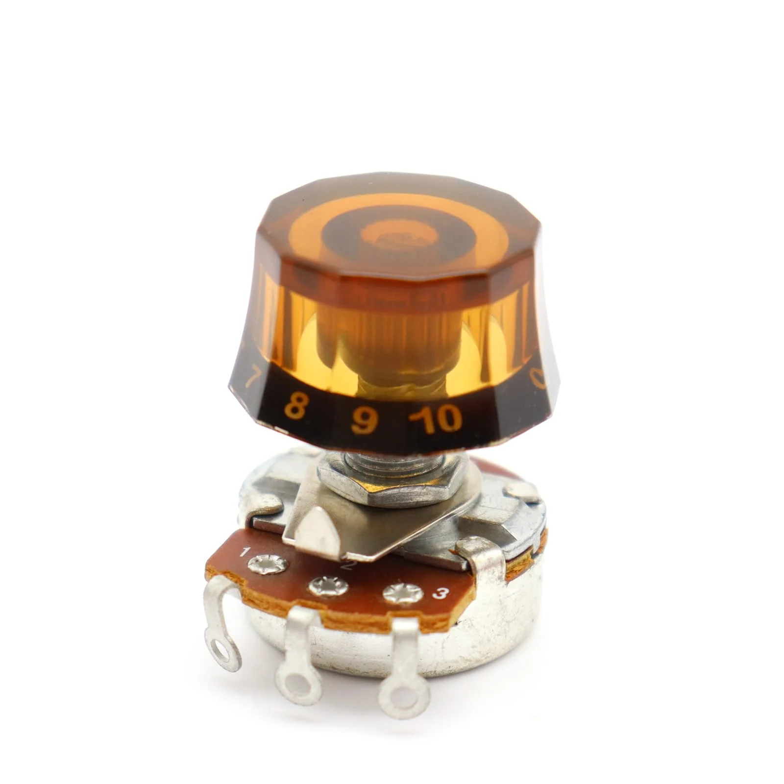 Stylish 4pcs 3/8" LP Guitar Knobs Pointers - Tone Position Indicators for for Les Paul Series - Universal Fit for Gibson Electric Guitars - Enhanced Classy Look (Chrome, 3/8" for USA CTS Pots) Chrome - Image 5