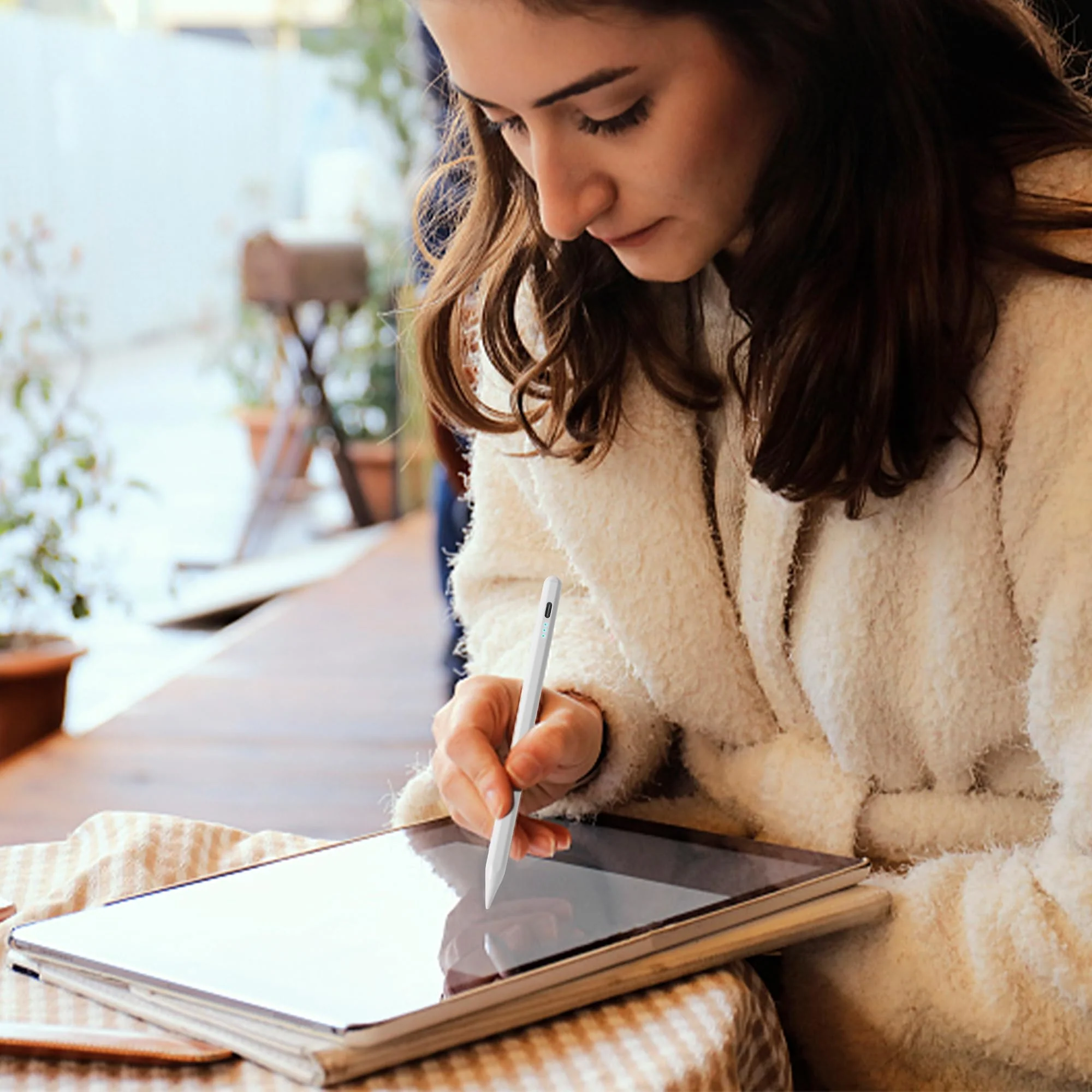 Stylus Pen for iPad 2018-2024 Apple Pencil 1st Generation for iPad 10th 9th 8th 7th 6th Gen, iPad Air 3rd 4th 5th Gen, iPad Pro 11 12.9 13 inch, iPad Mini 5 6, Palm Rejection Tilt Sensitivity (White) White - Image 7