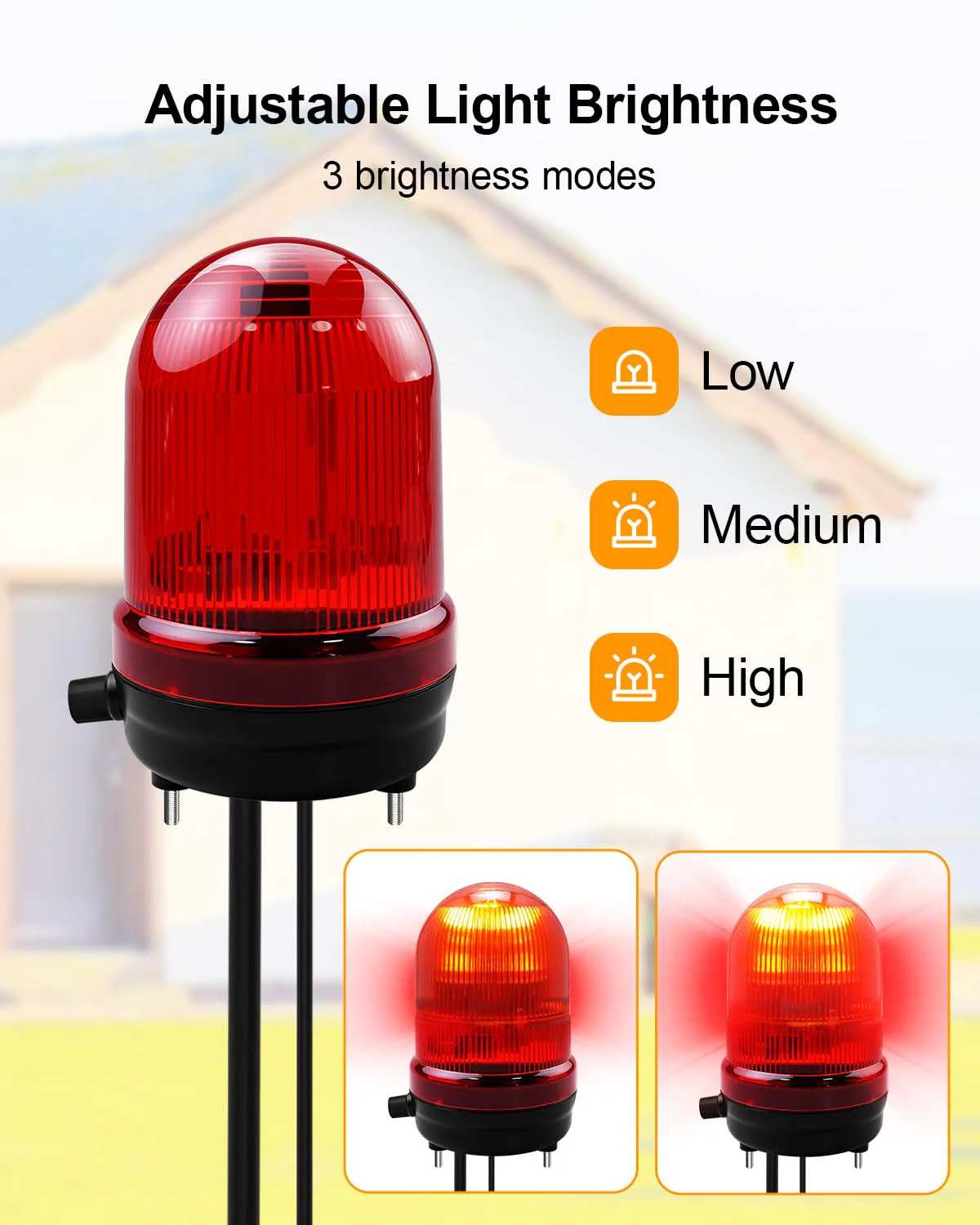 Sump Pump Alarm, High Water Leak Detection with 110dB Loud Alarm & LED Indicator, 10ft Probe Cable, DC 12V Safety Power, for Basements, Septic Tanks, Sumps, Indoor & Outdoor Warning Systems - Image 4