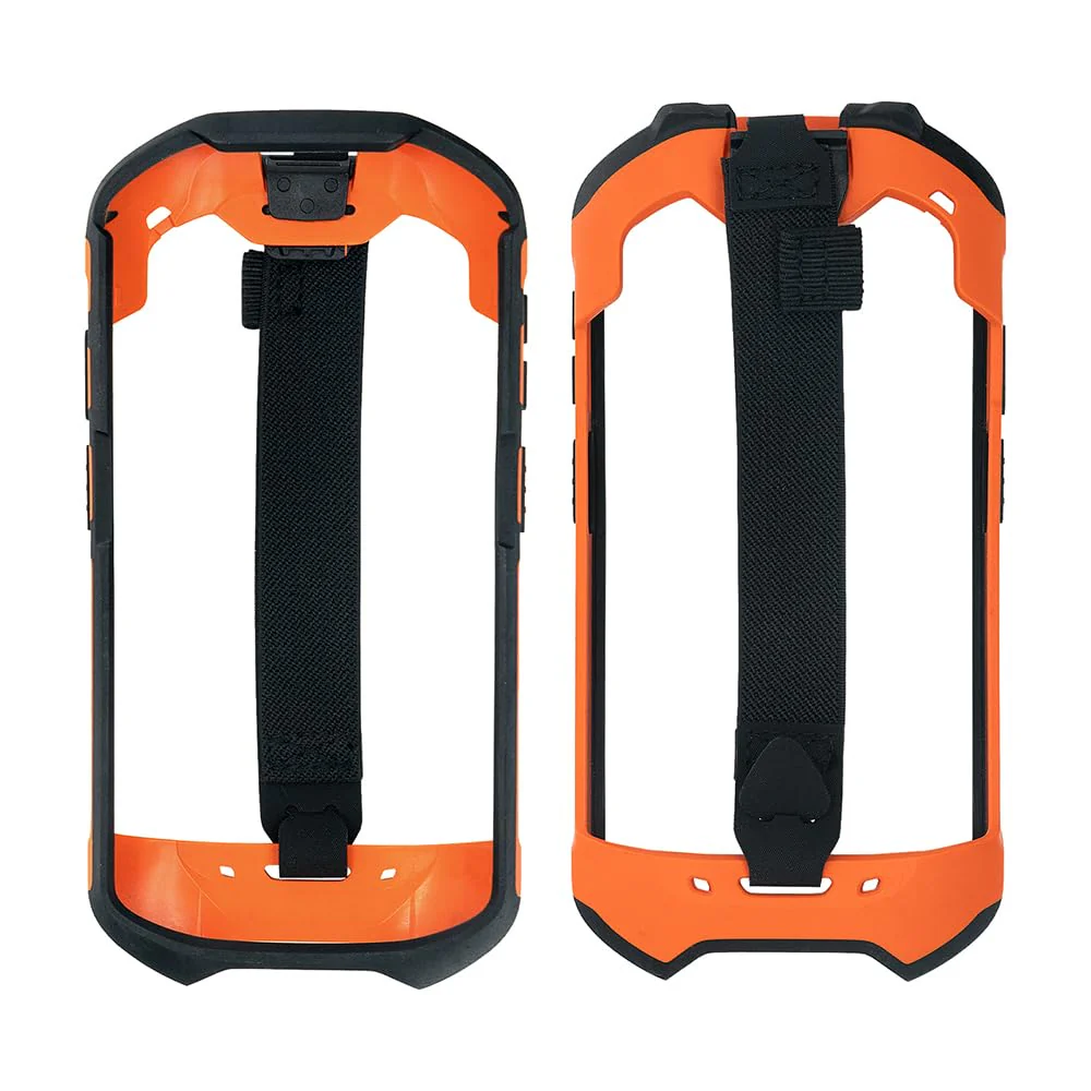 SUNELL Protective Case Rugged Cover with Handstrap for Zebra TC52AX Handheld Barcode Scanner Mobile Computer, Orange Boot and Nylon Hand Strap for Extra Protection (SG-TC52AX-LORGB-01) - Image 2
