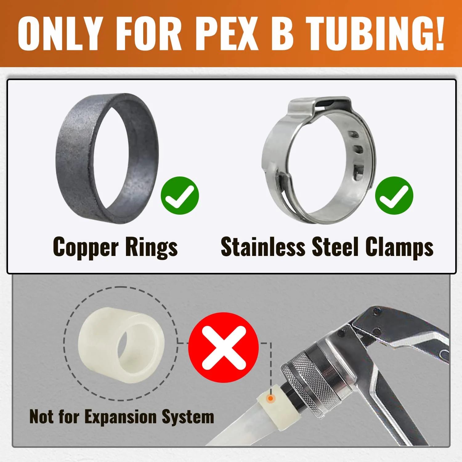 SUNGATOR 6-Pack PEX 1/2"x 1/2" NPT Elbow Male Threaded Adapter Crimp Fitting, No Lead Brass with Sealing Tape 1/2" Pex x 1/2" NPT Male Elbow, 6 - Image 3